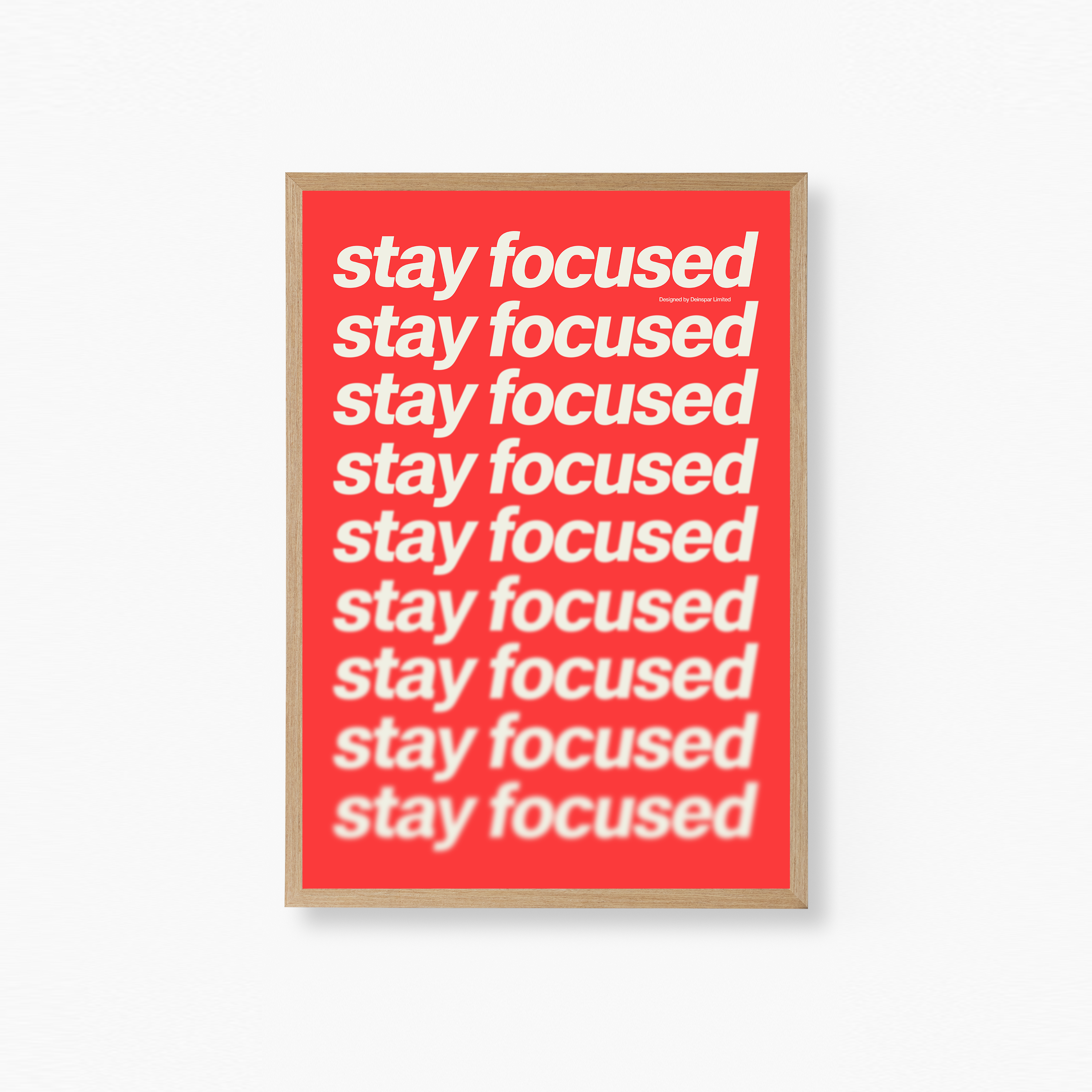 Stay Focused Poster