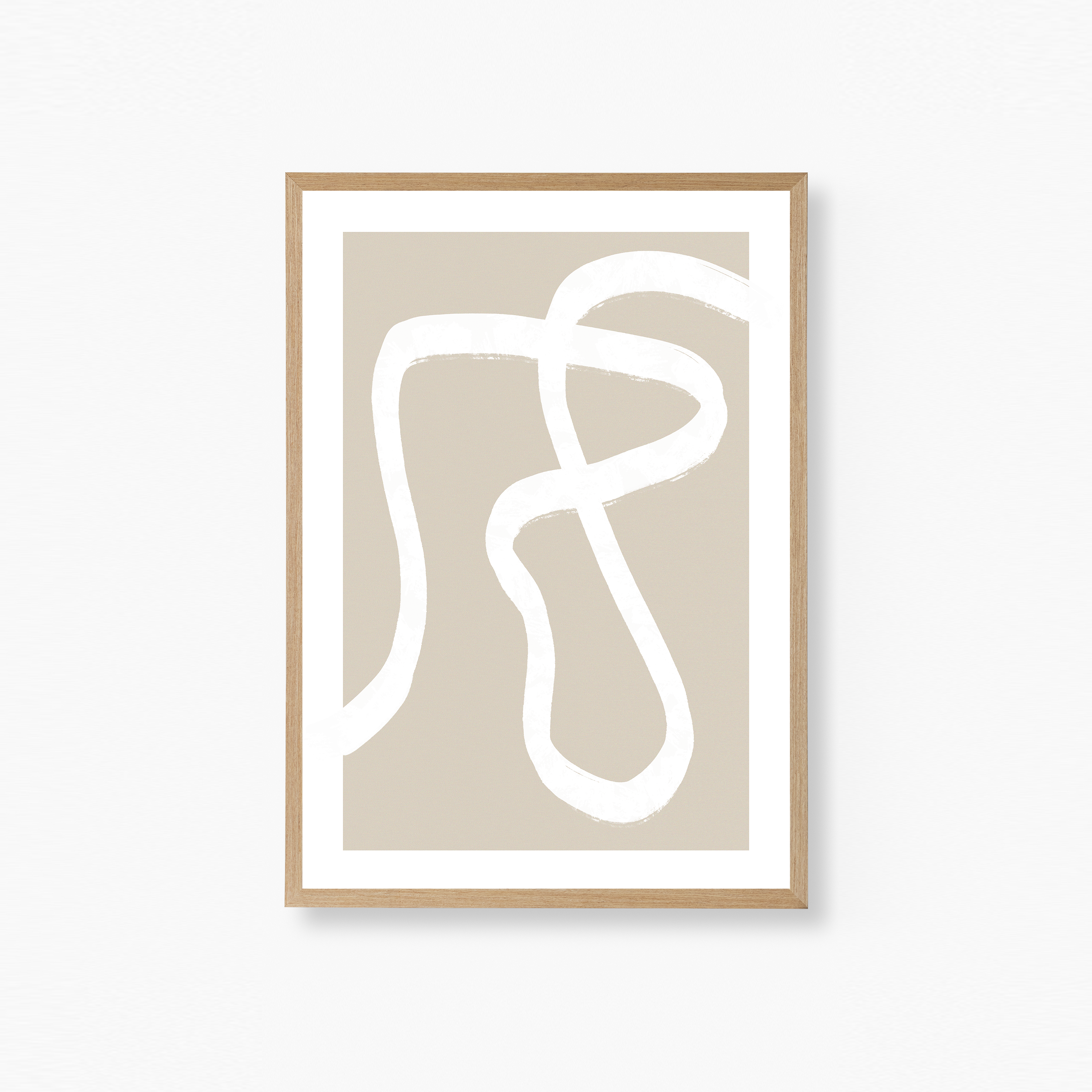 Minimalist Abstract Line Art Poster