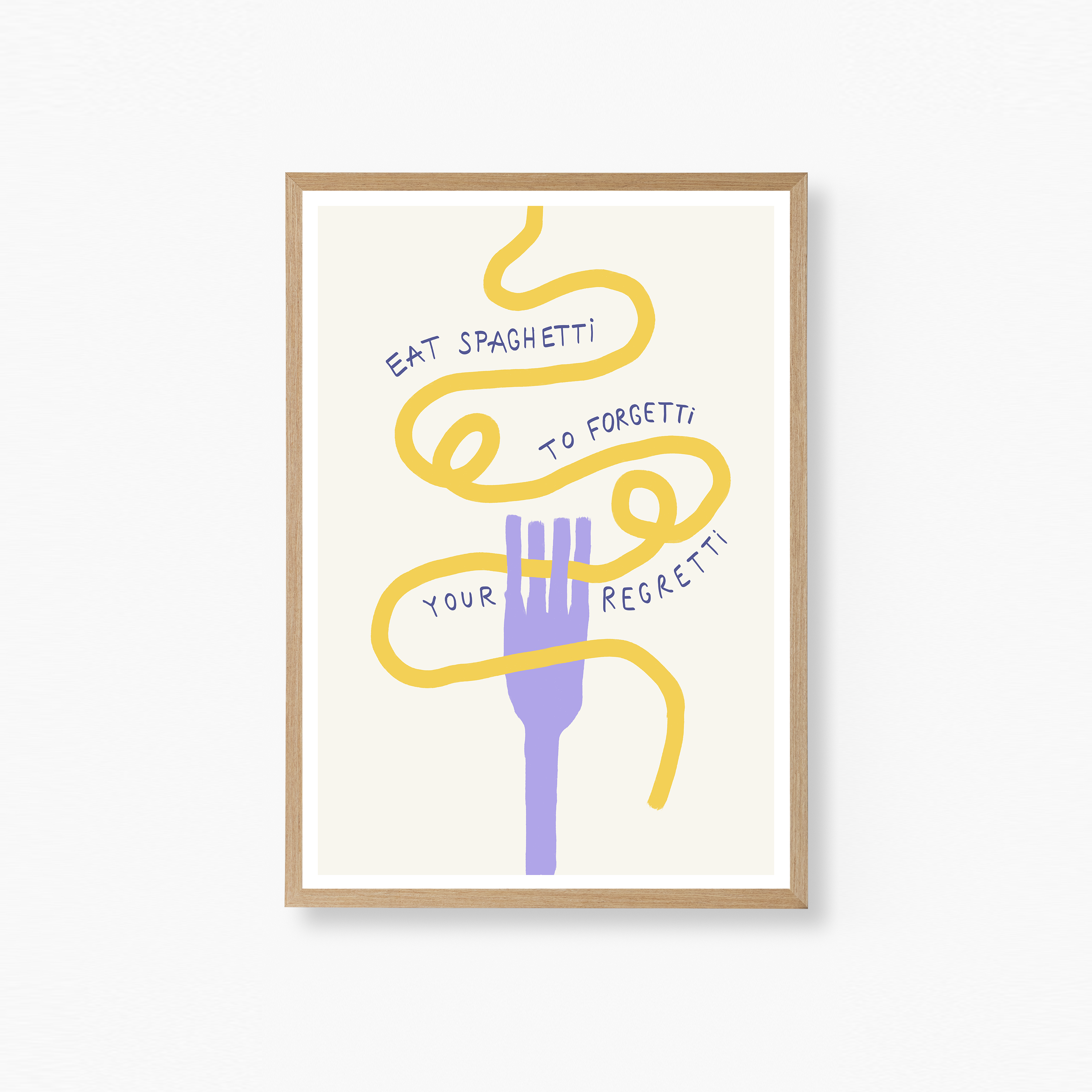 Eat Spaghetti Poster