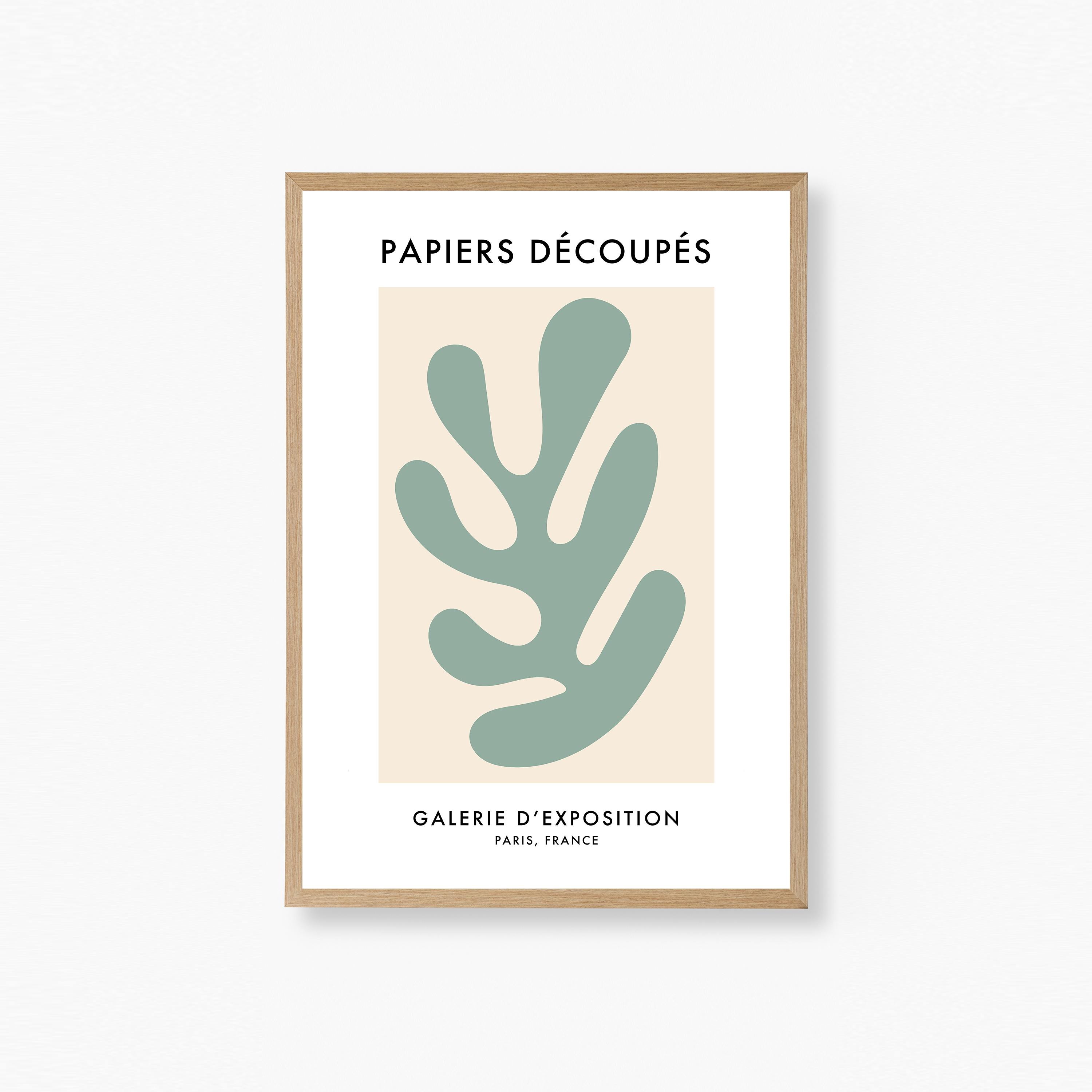 Papiers Découpés Green No2 Poster