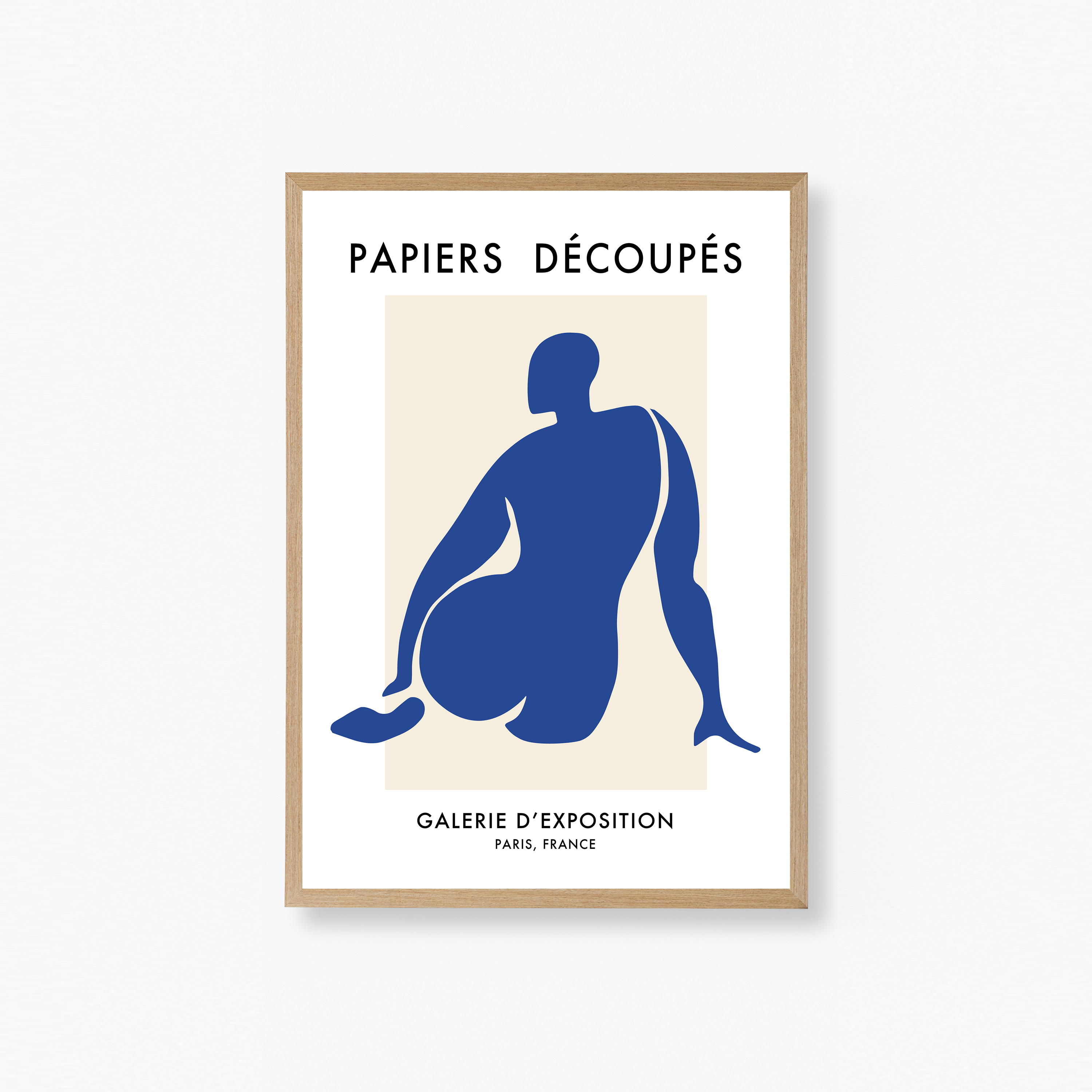 Papiers Découpés Woman Plakat