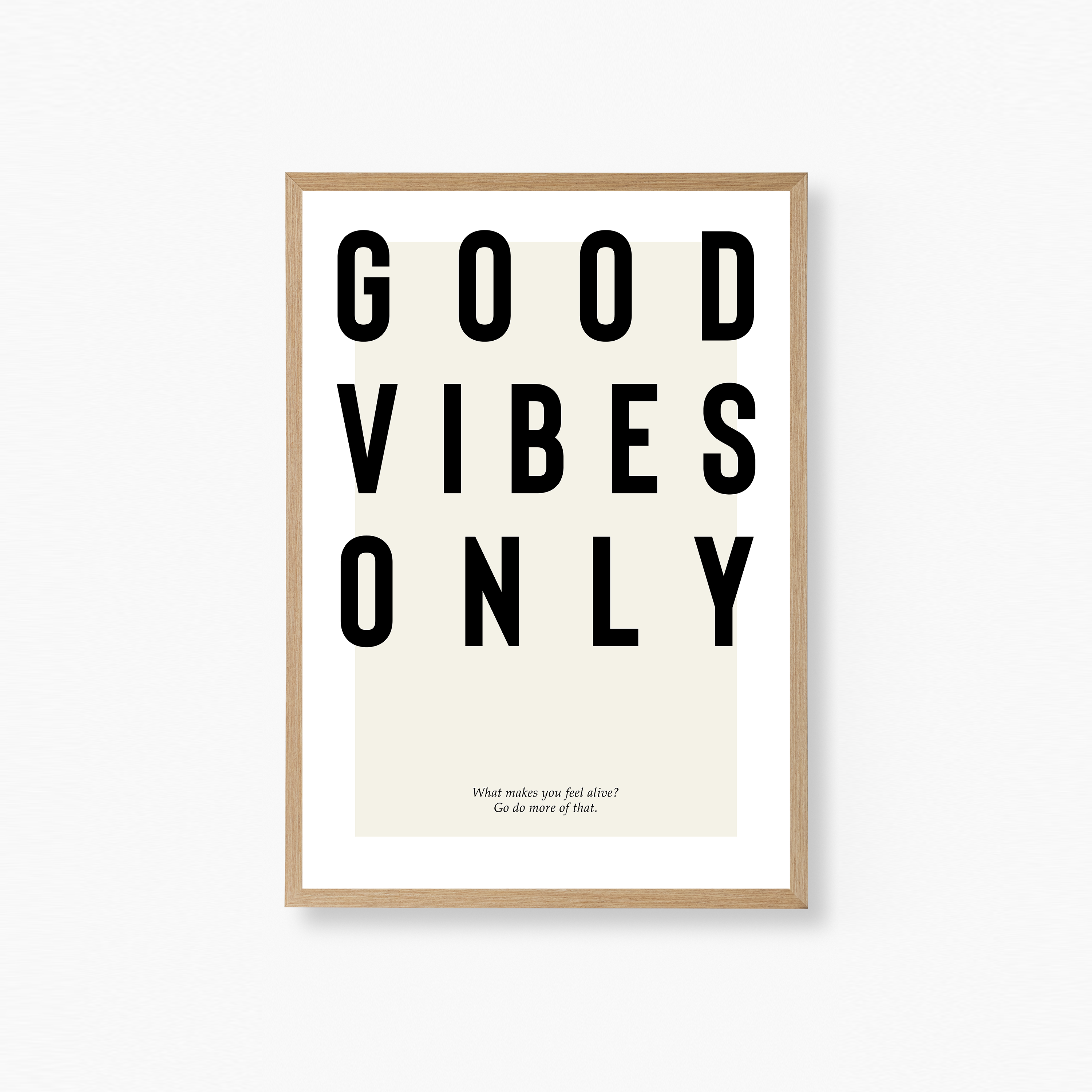 Good Vibes Only Plakat