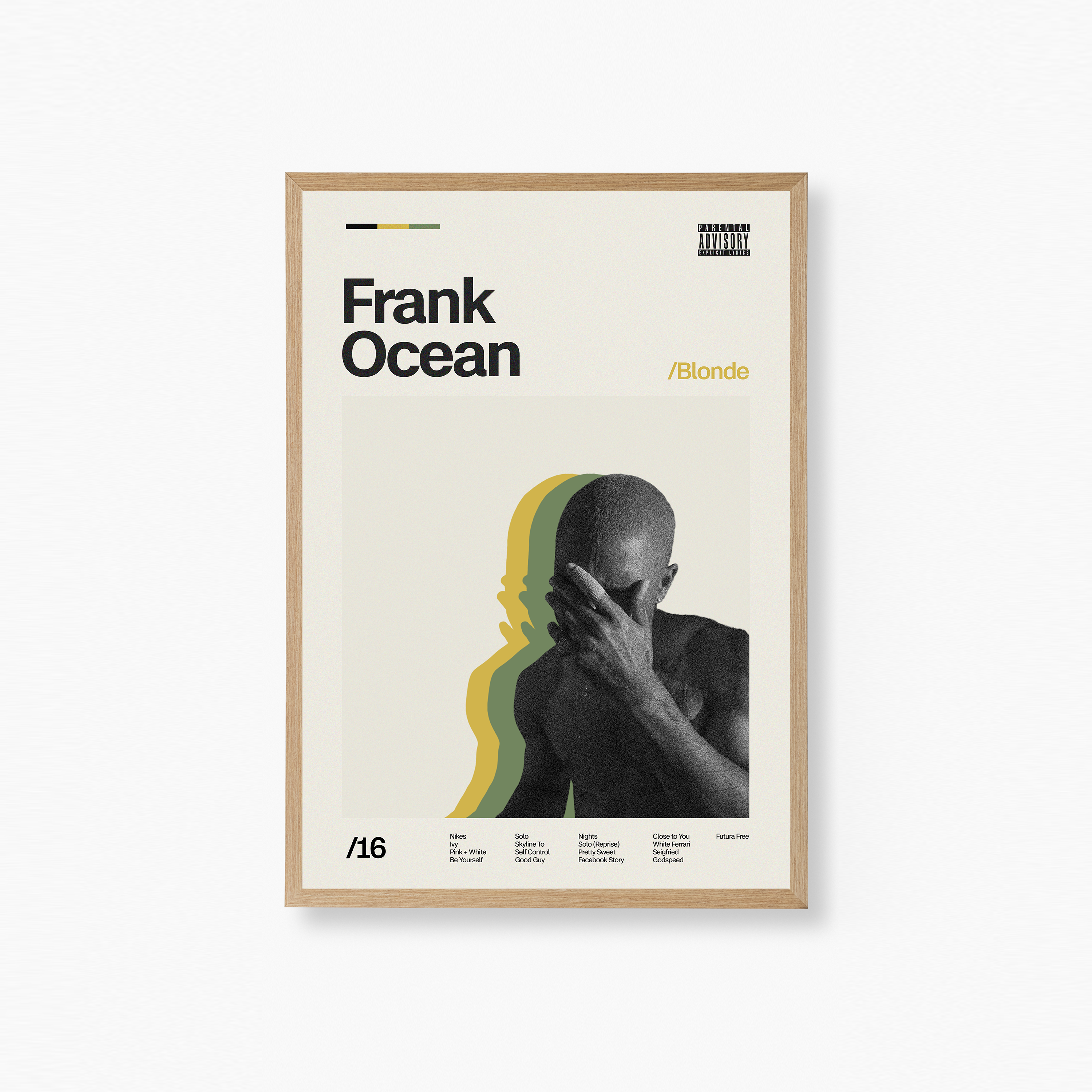 Frank Ocean Blonde Plakat