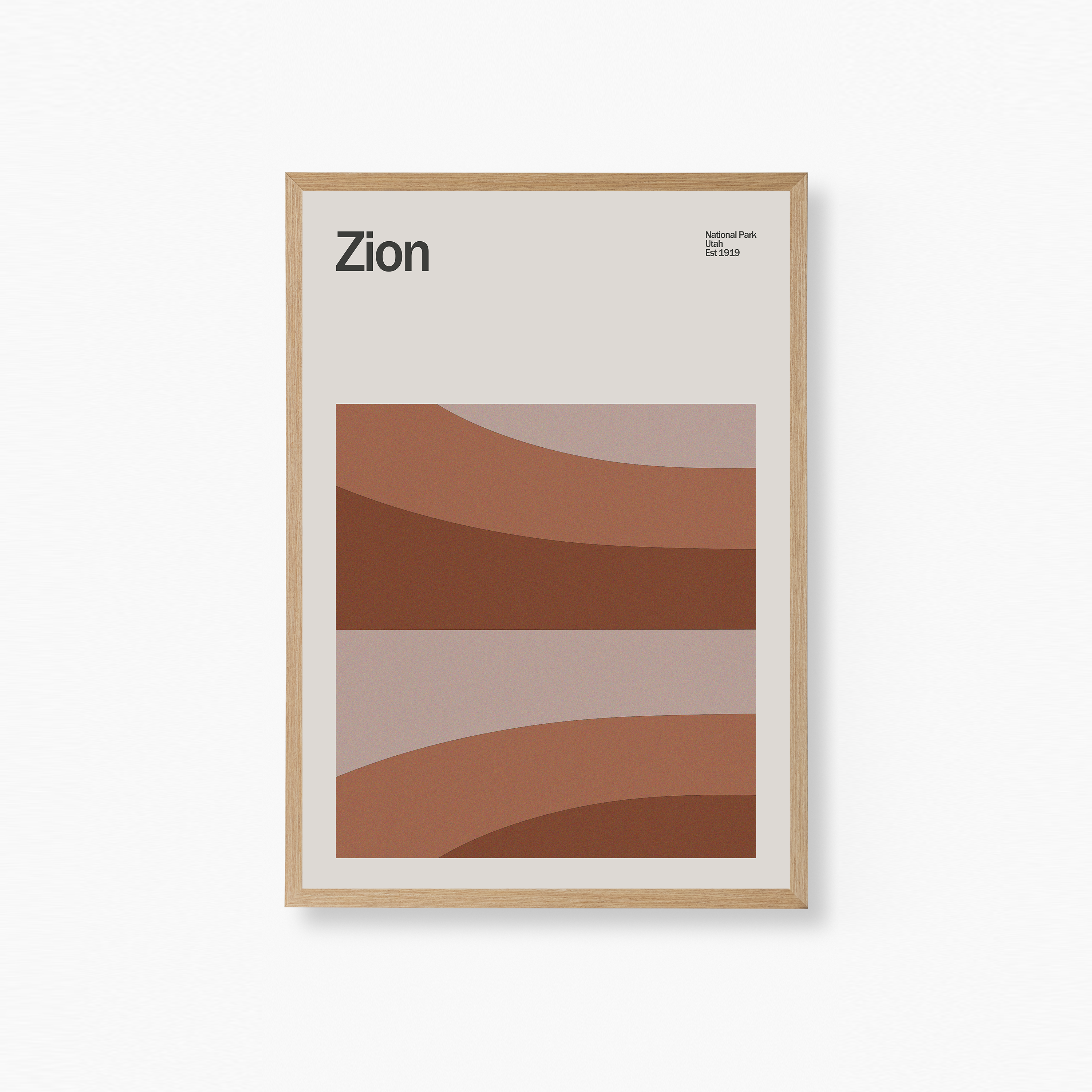 Zion National Park Poster