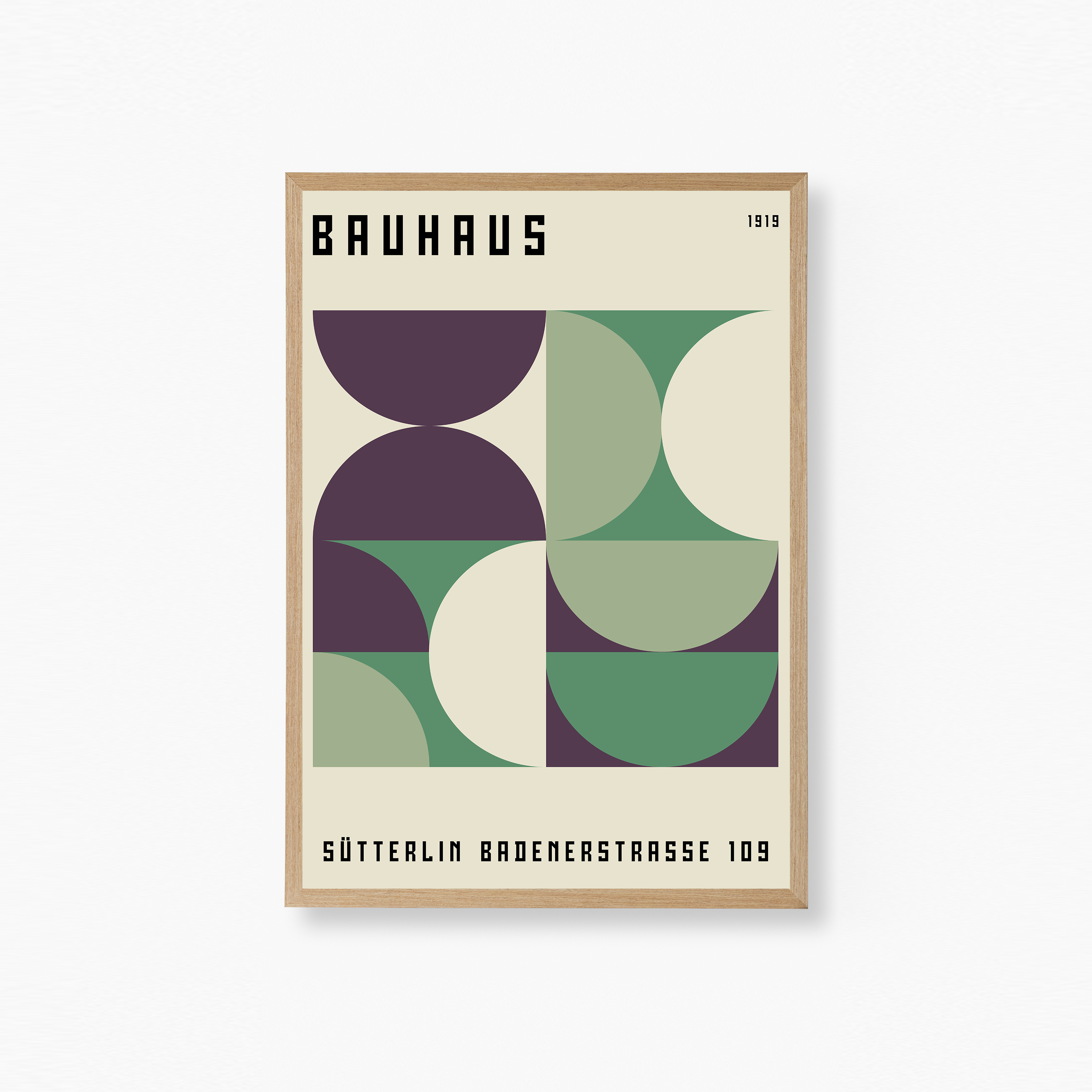 Bauhaus Sütterlin Poster