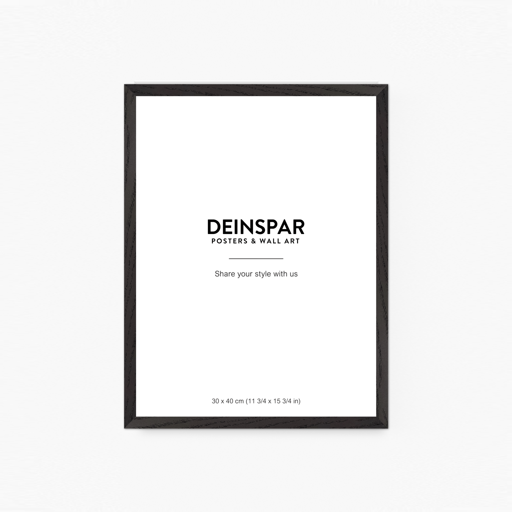 Picture Frame Premium Wood Black