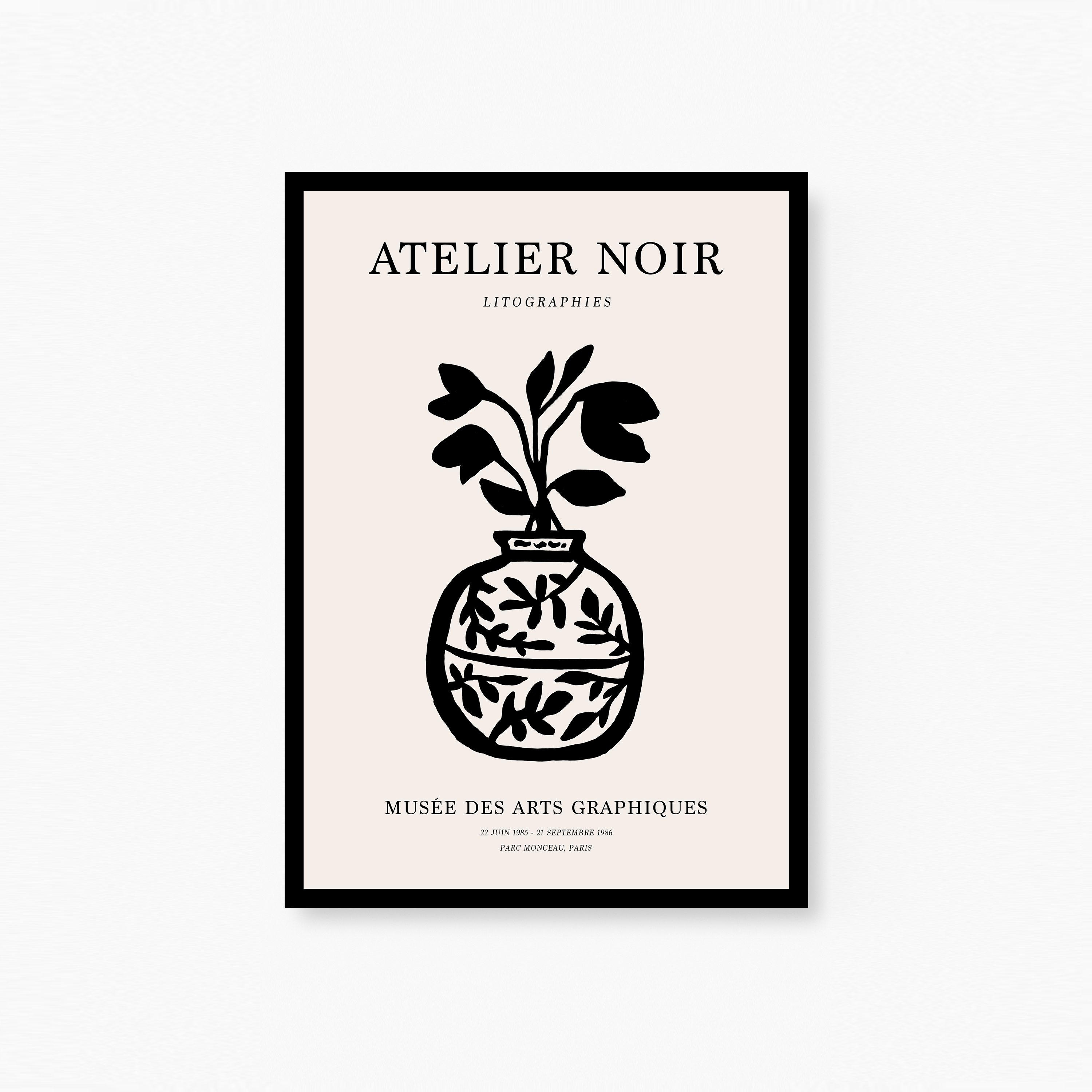 Atelier Noir No1 Plakat