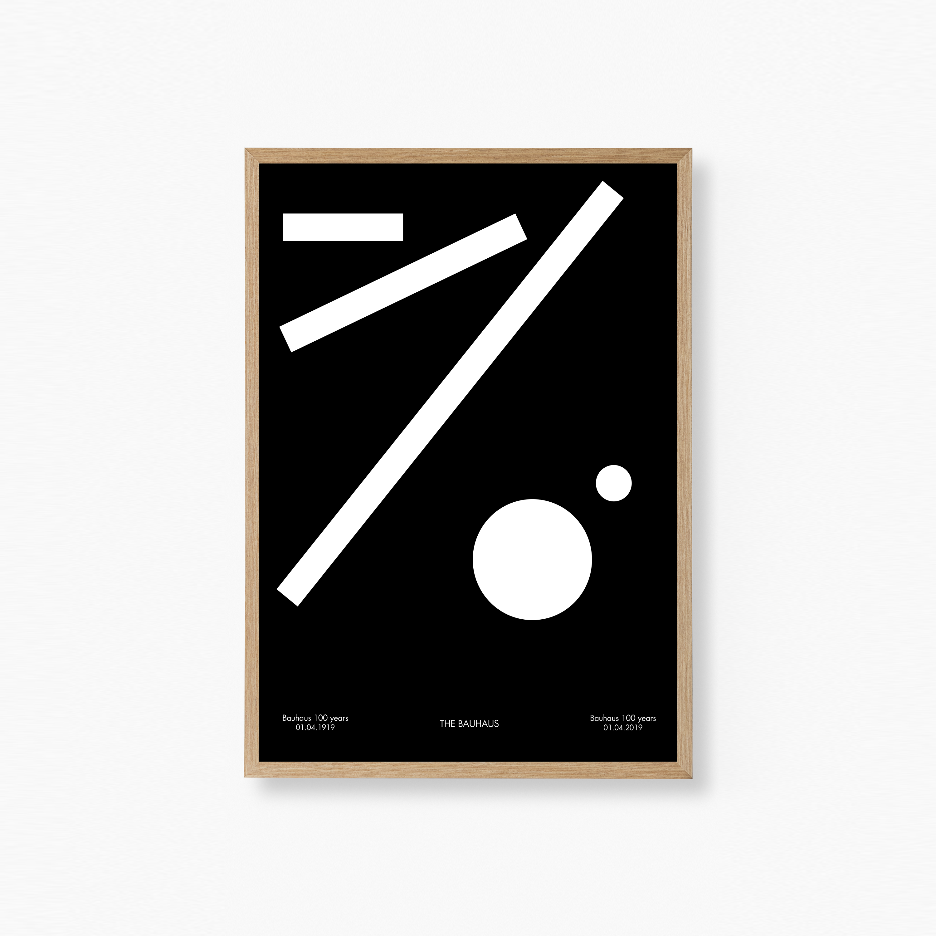 Bauhaus Black and White No4 Plakat