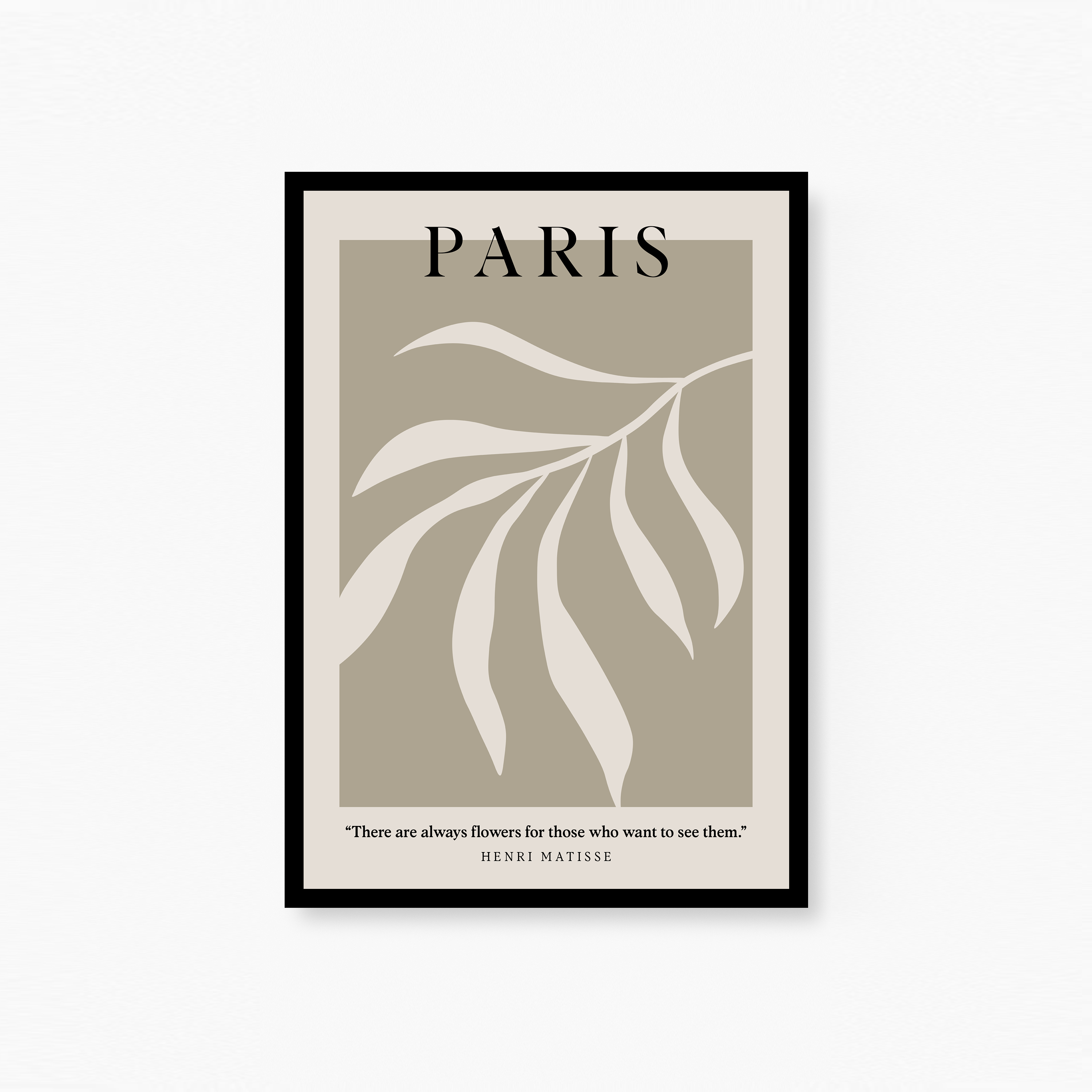 Paris Art Beige Plakat