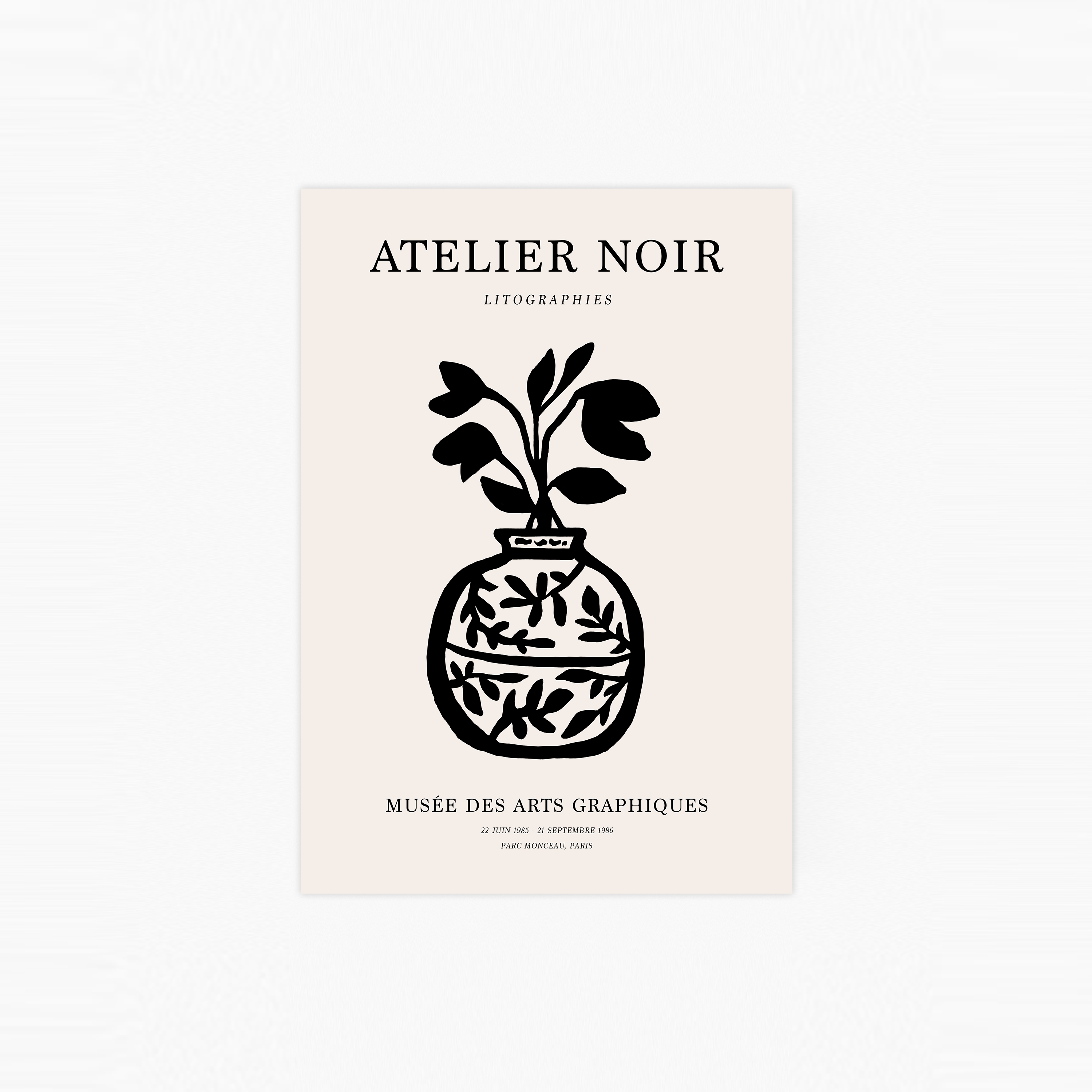 Atelier Noir No1 Poster