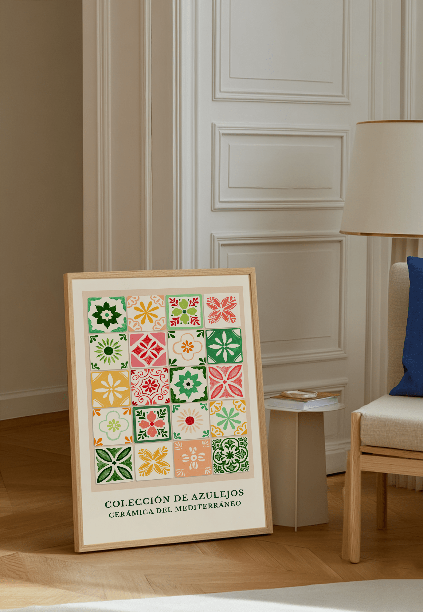 Azulejos del Mediterraneo Poster