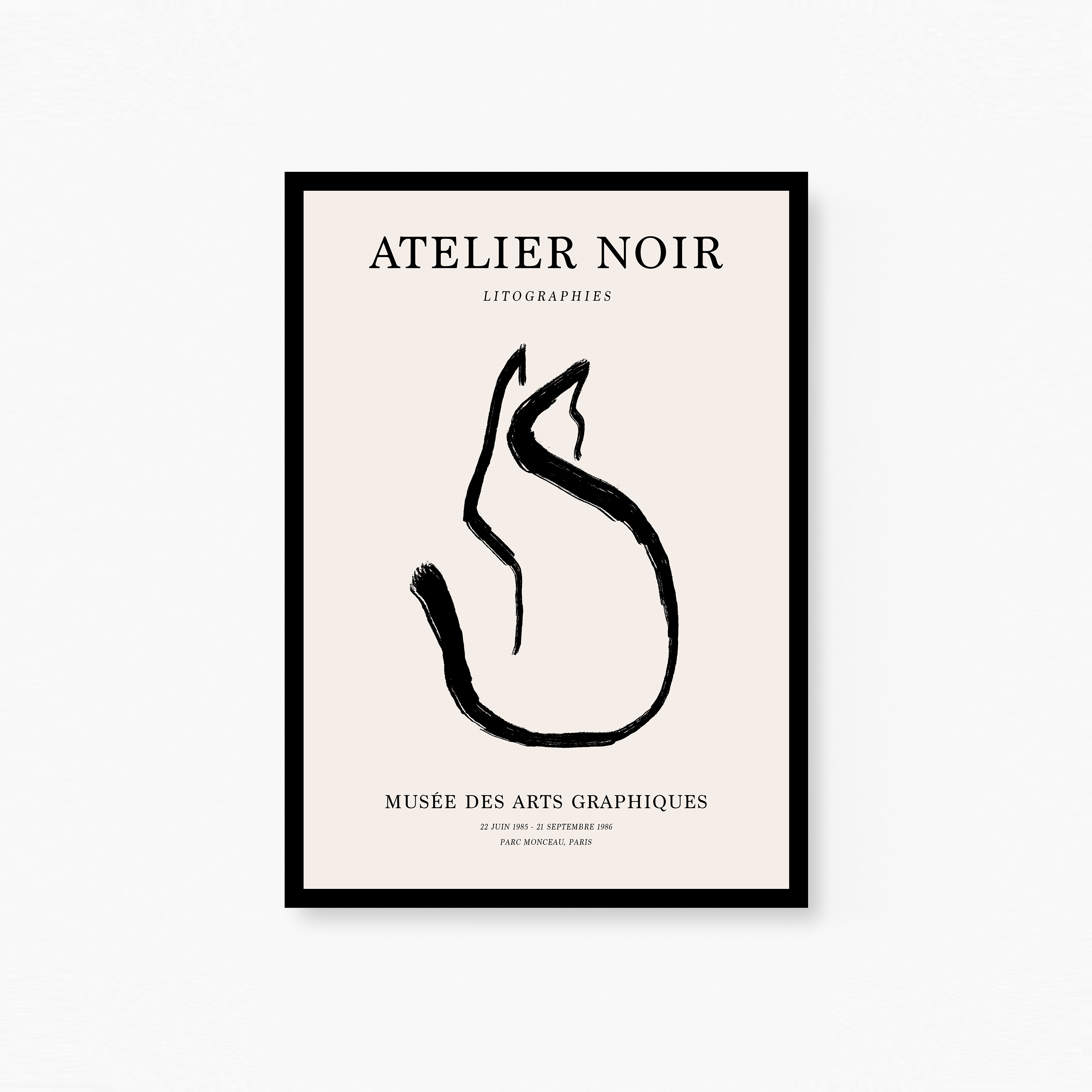 Atelier Noir No2 Plakat 