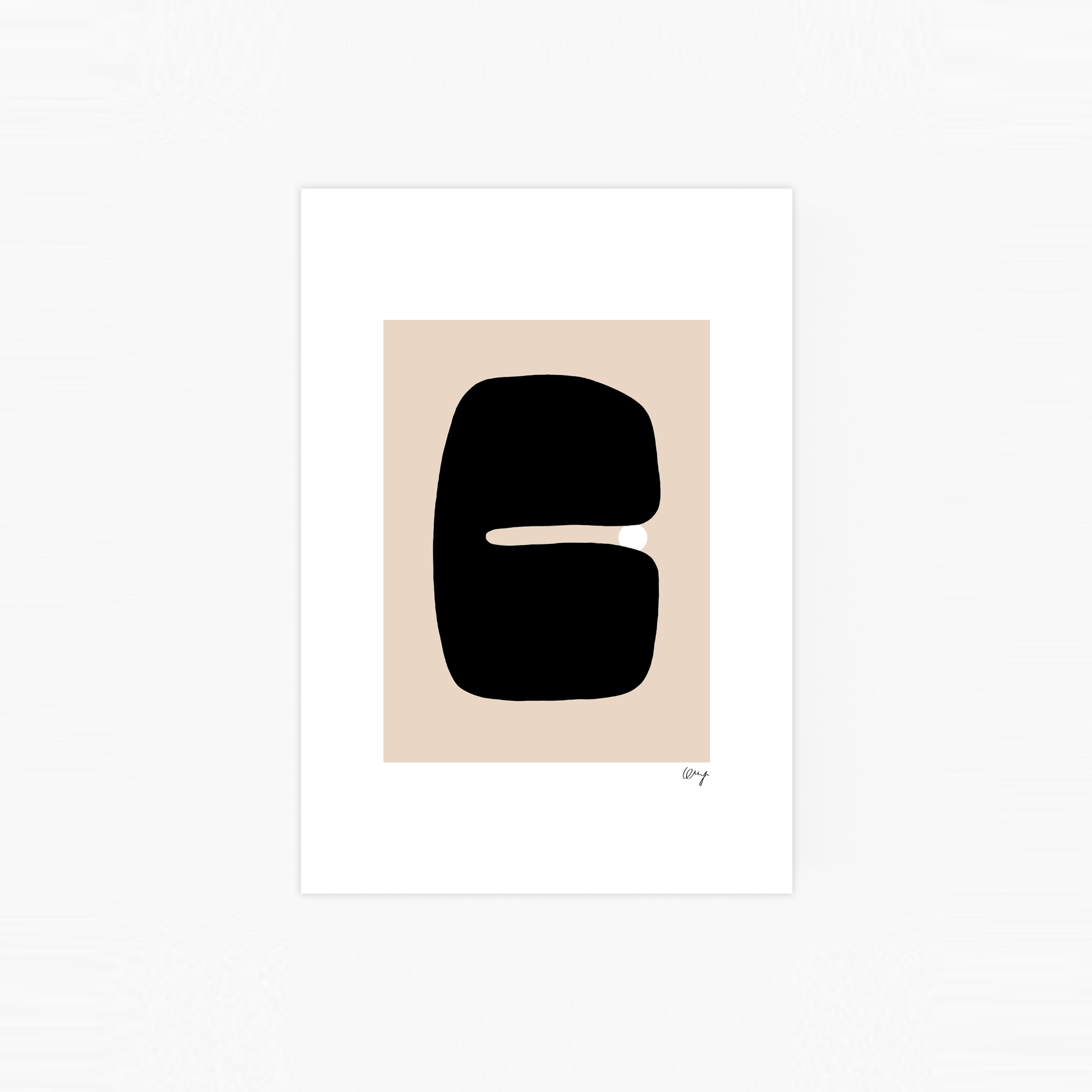 Abstract Form Poster