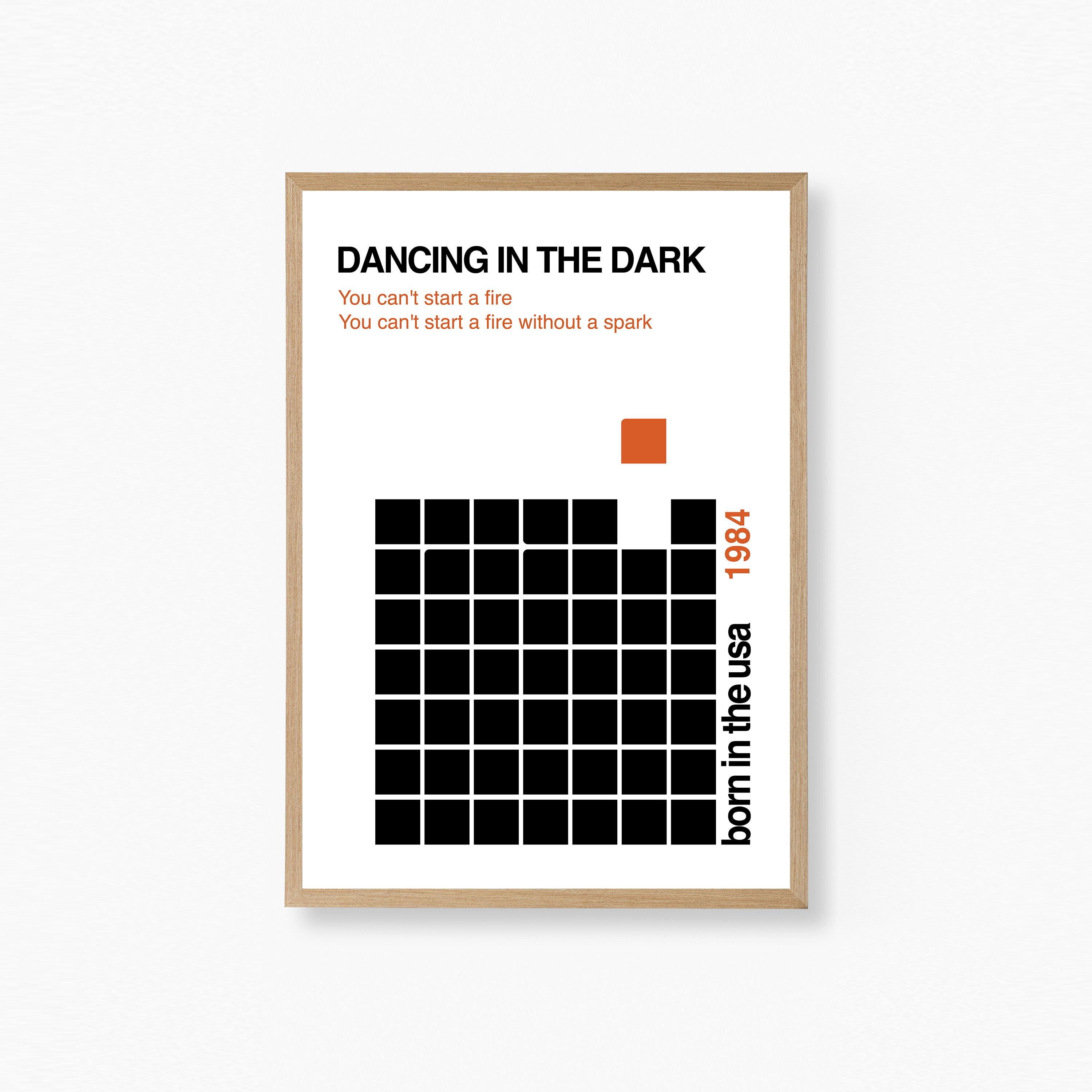 Dancing In The Dark Plakat