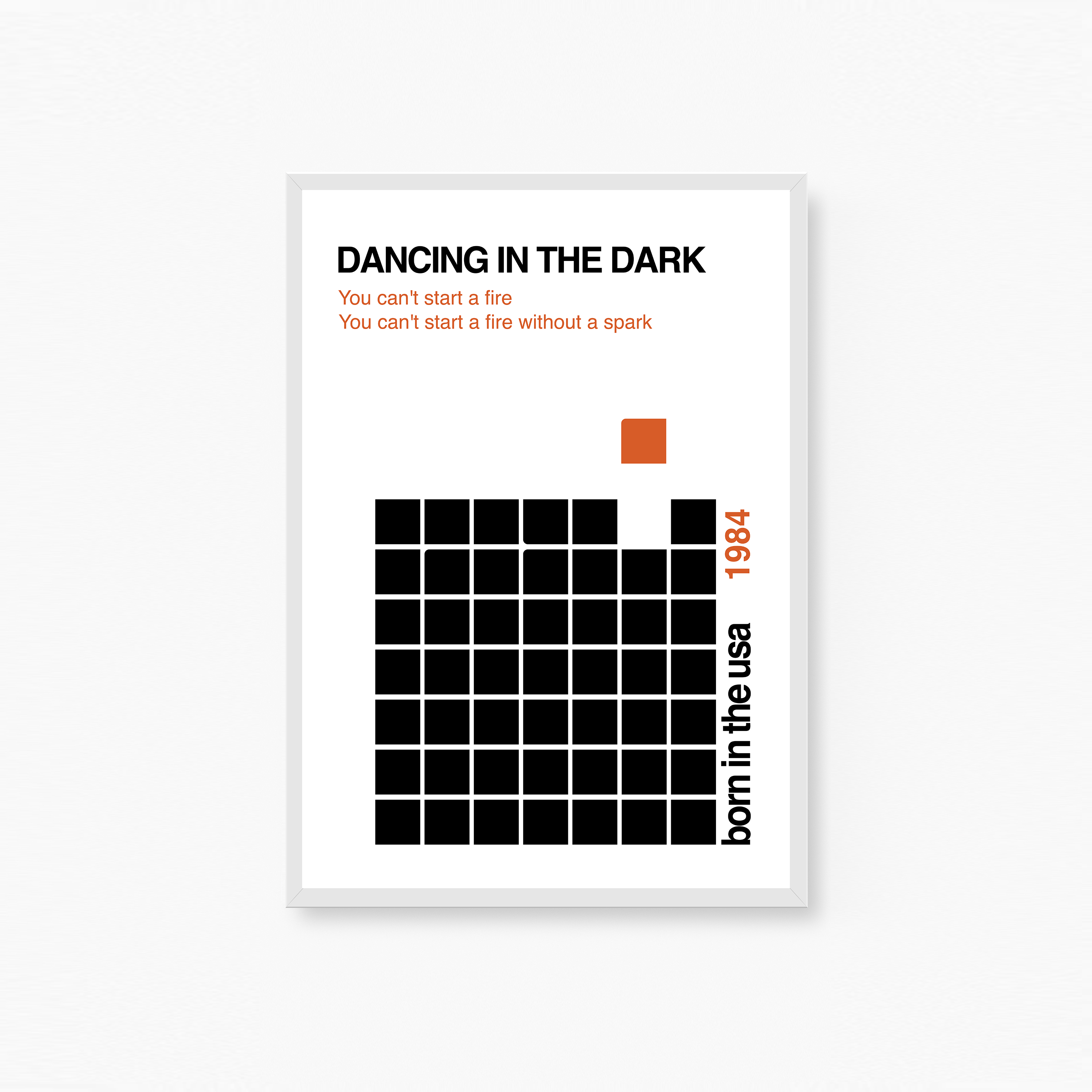 Dancing In The Dark Plakat