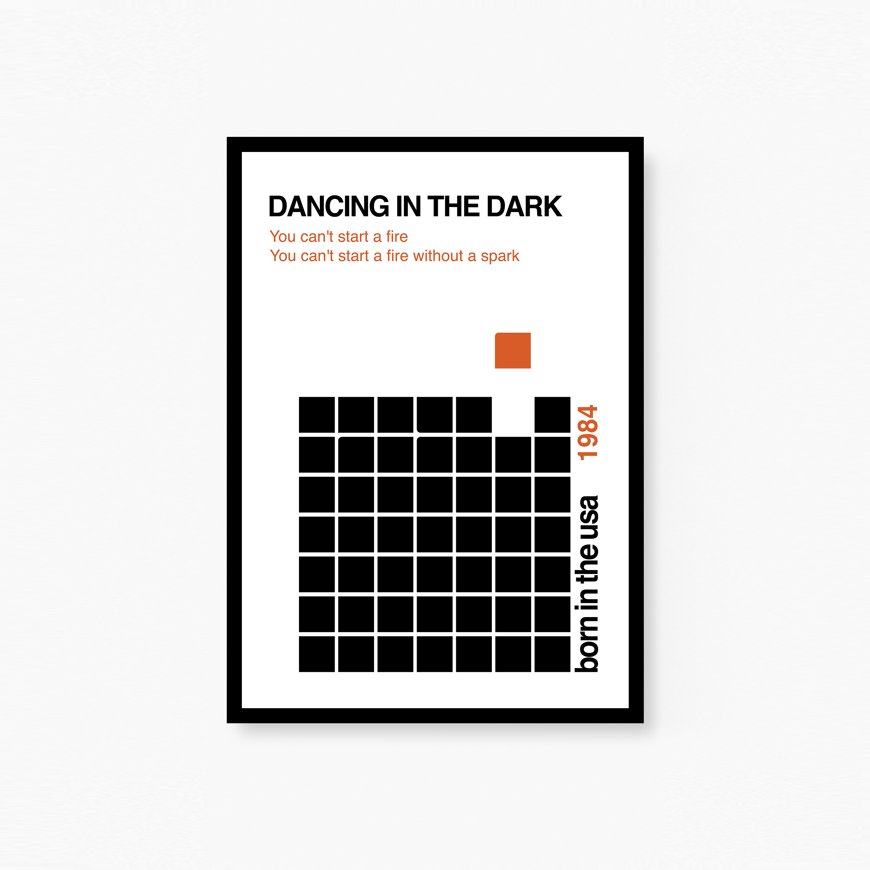 Dancing In The Dark Plakat