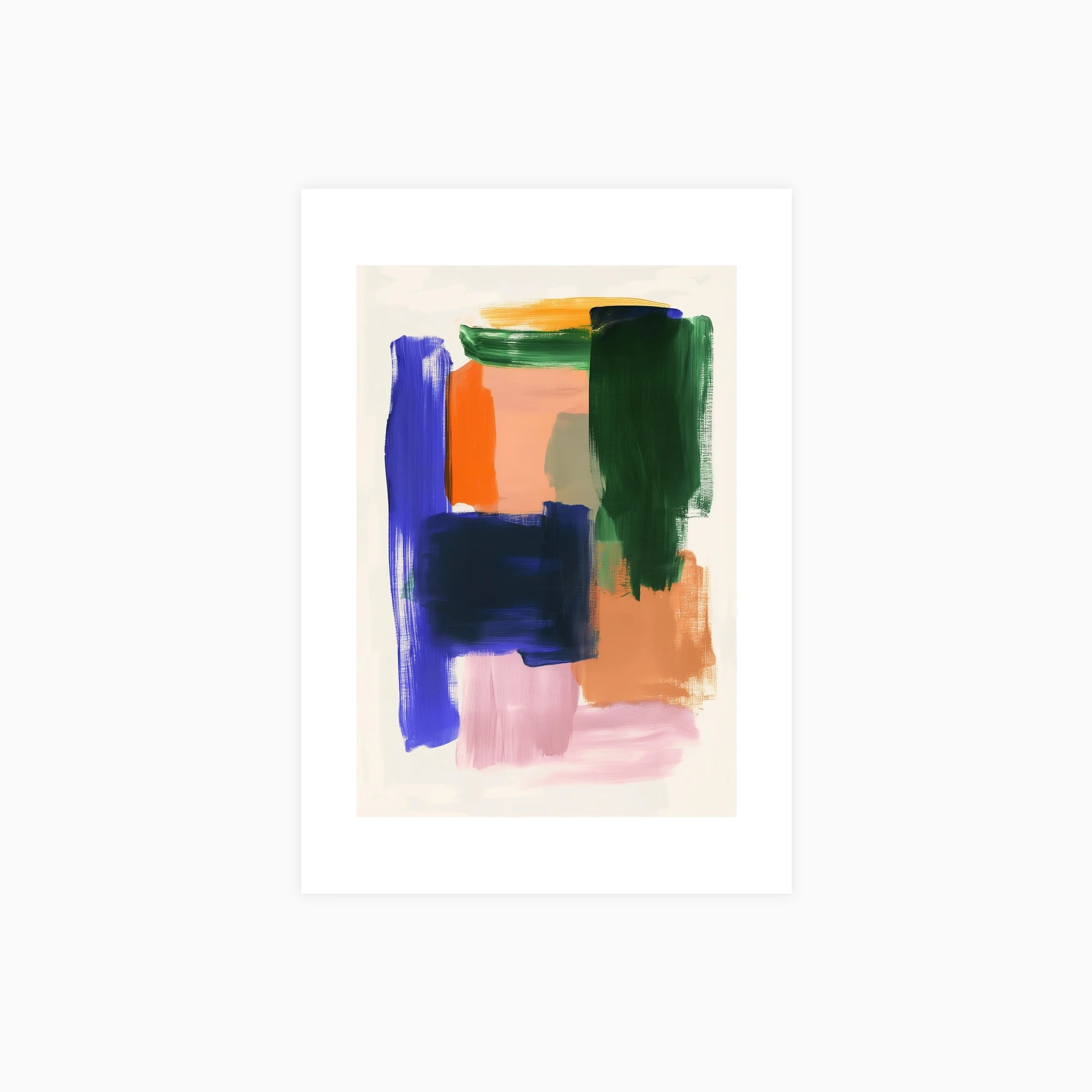 Color Block Study Poster