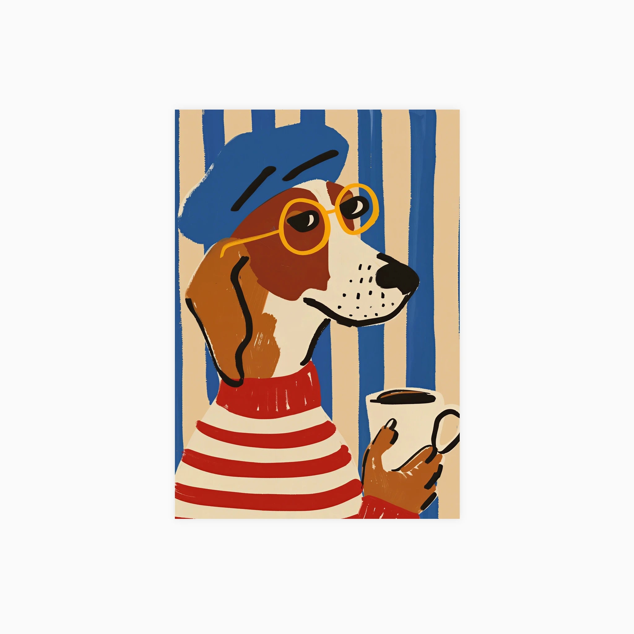 Coffee Dog Poster