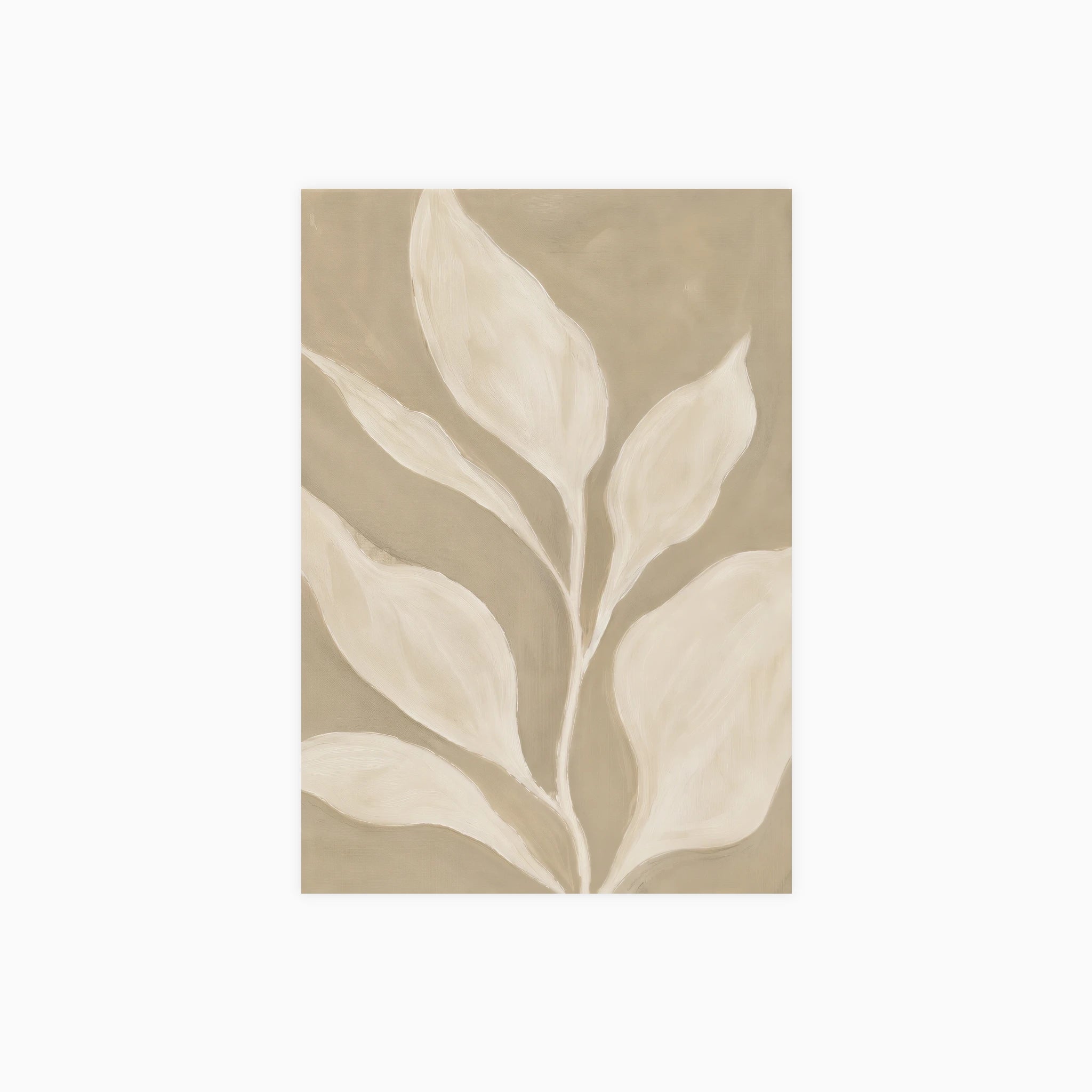 Soft Leaves Poster