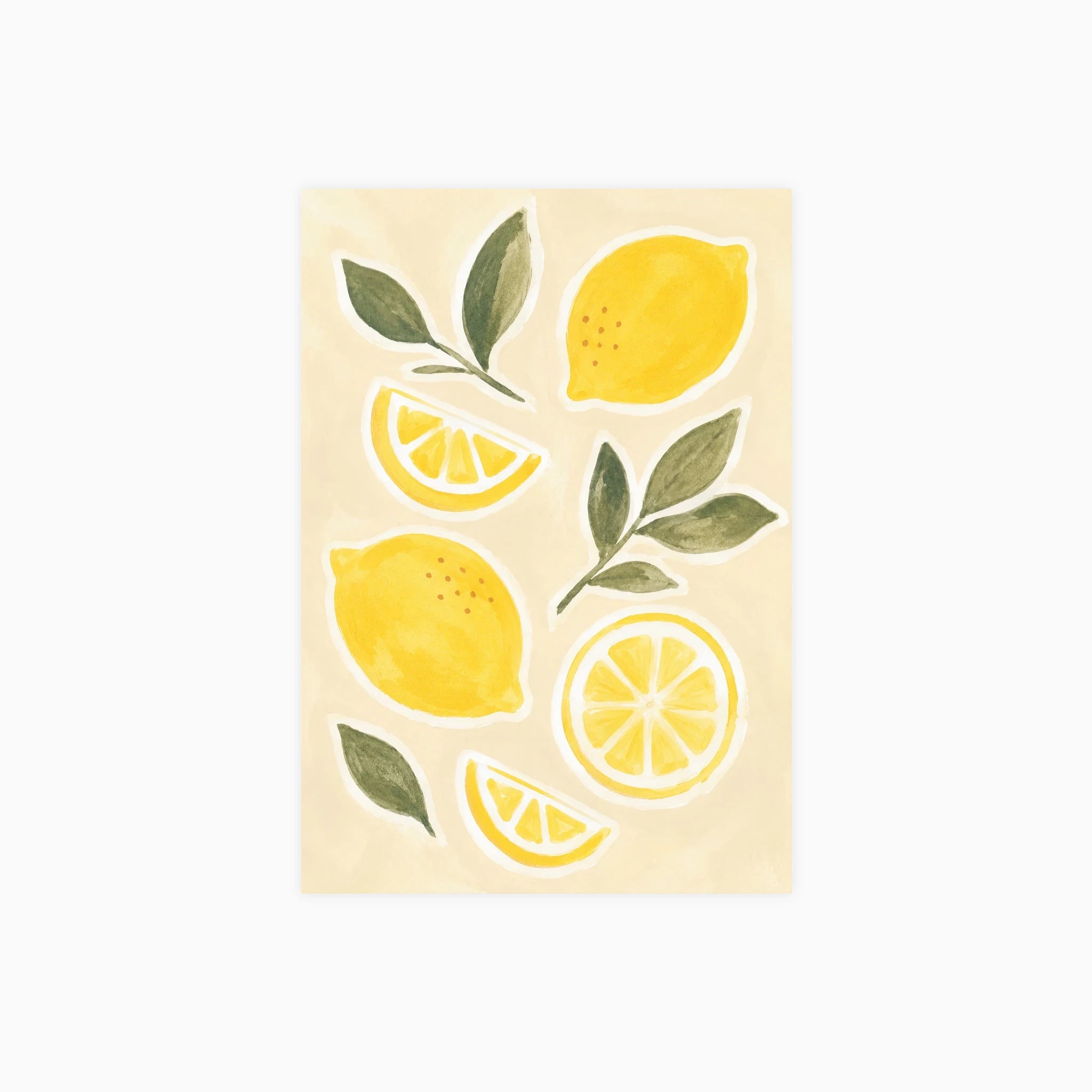 Lemon Garden Poster