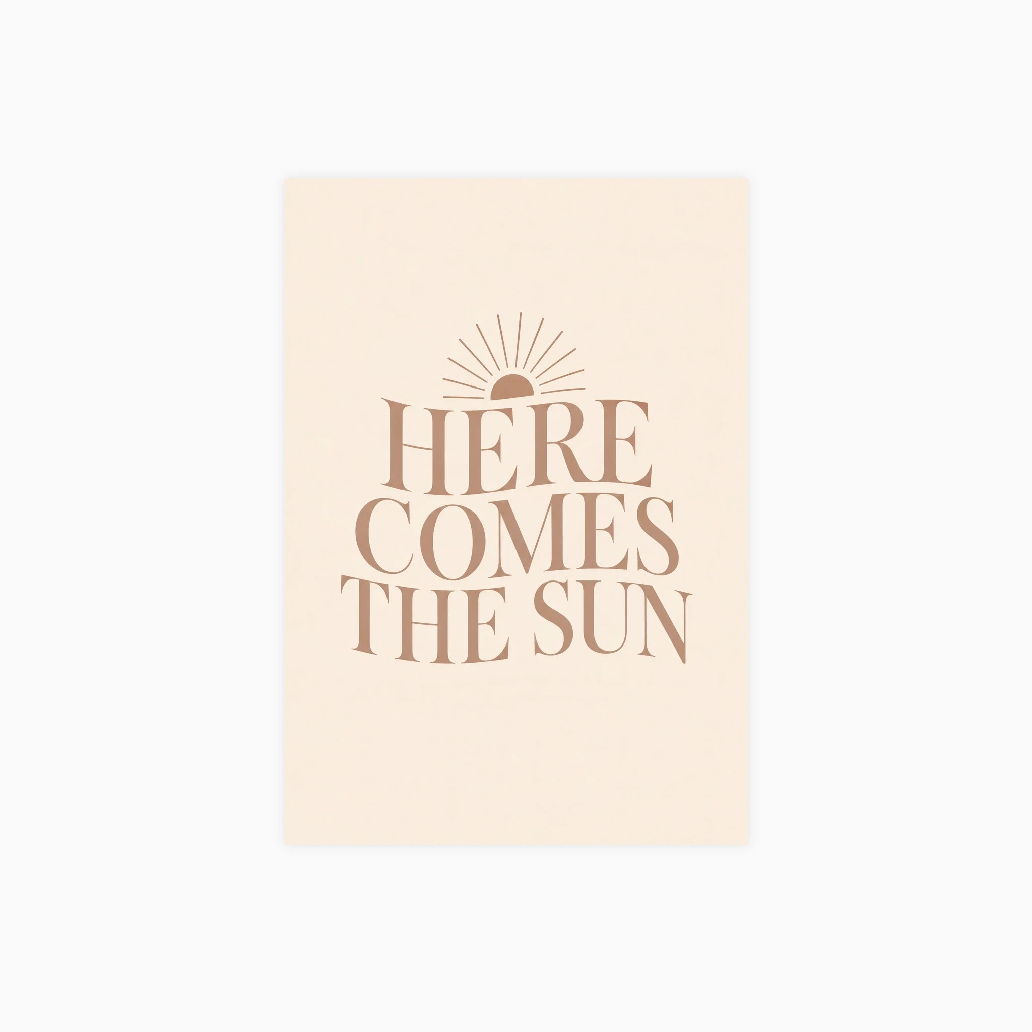 Sun Is Coming Poster