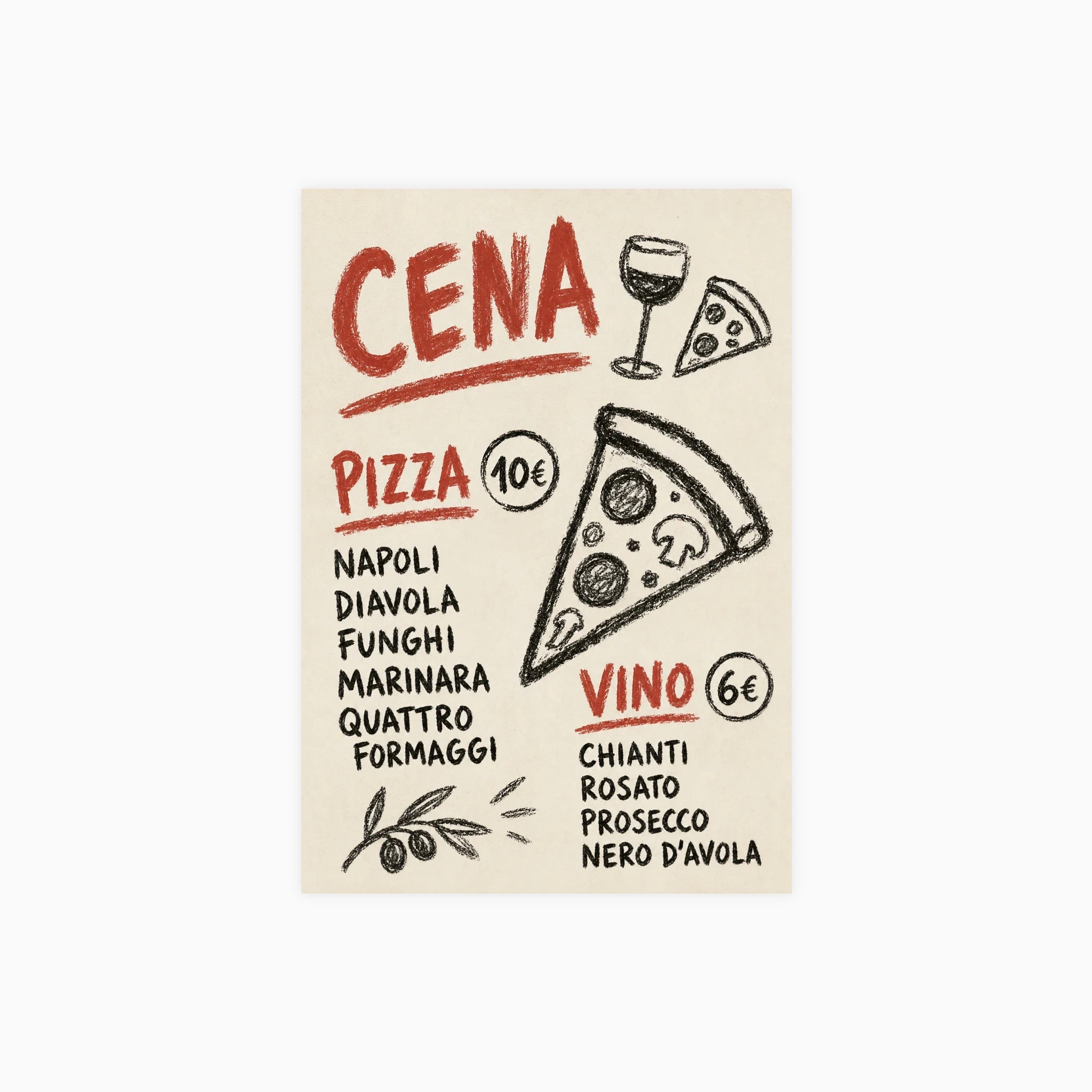 Cena Italiana Poster