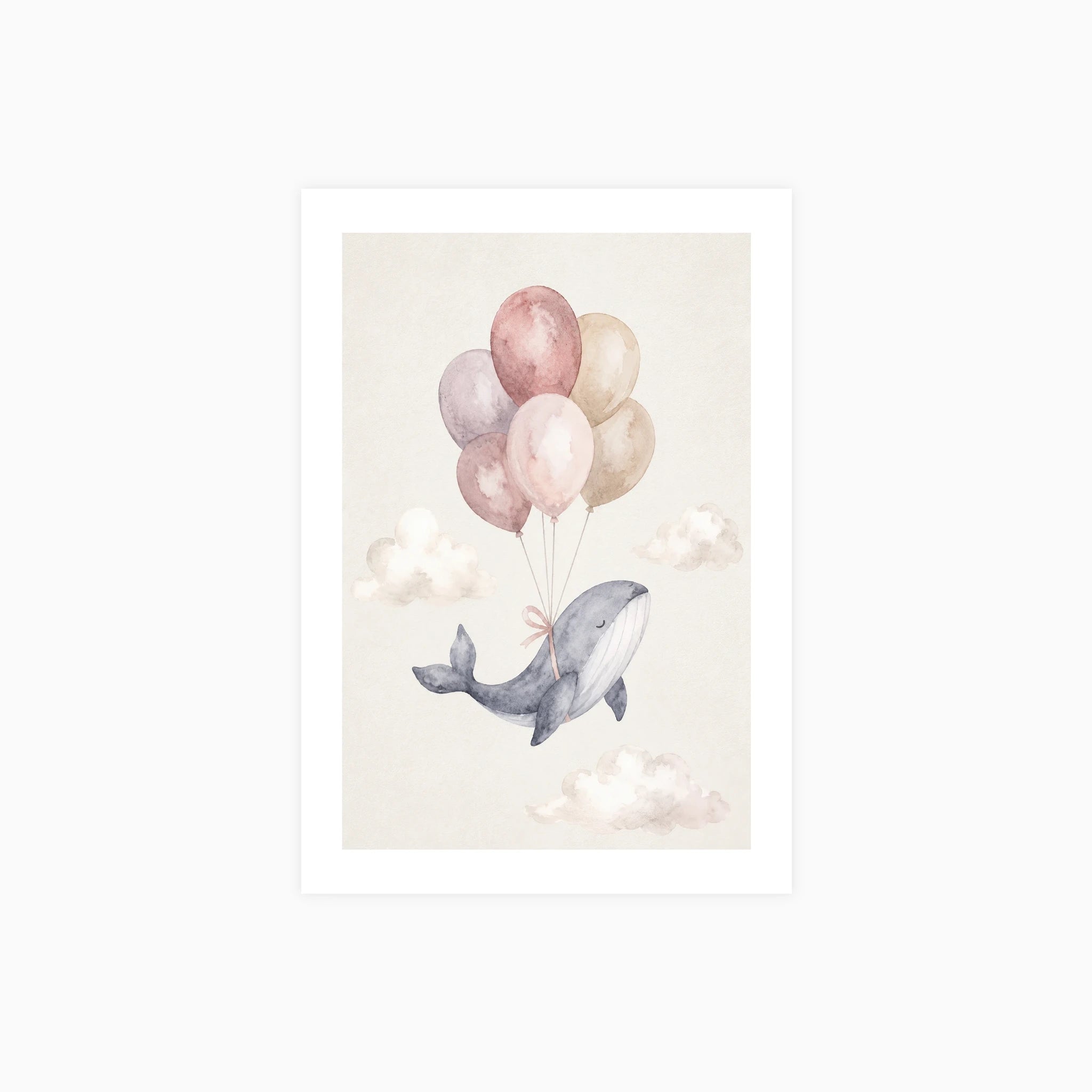Balloon Whale Poster