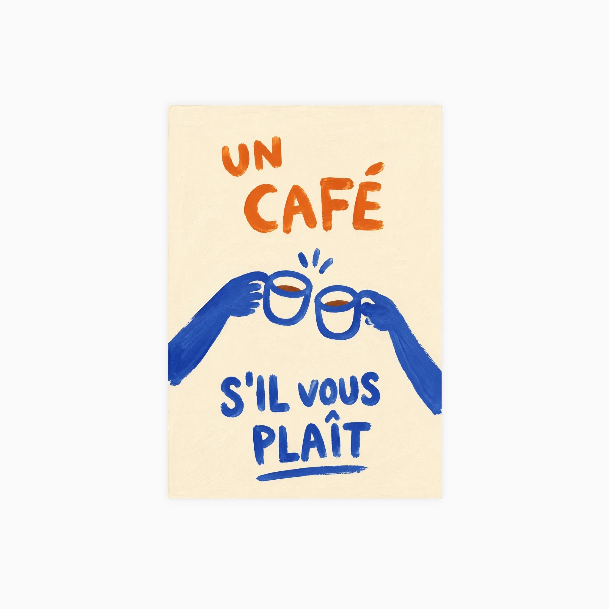 Un Café S’il Vous Plaît Poster