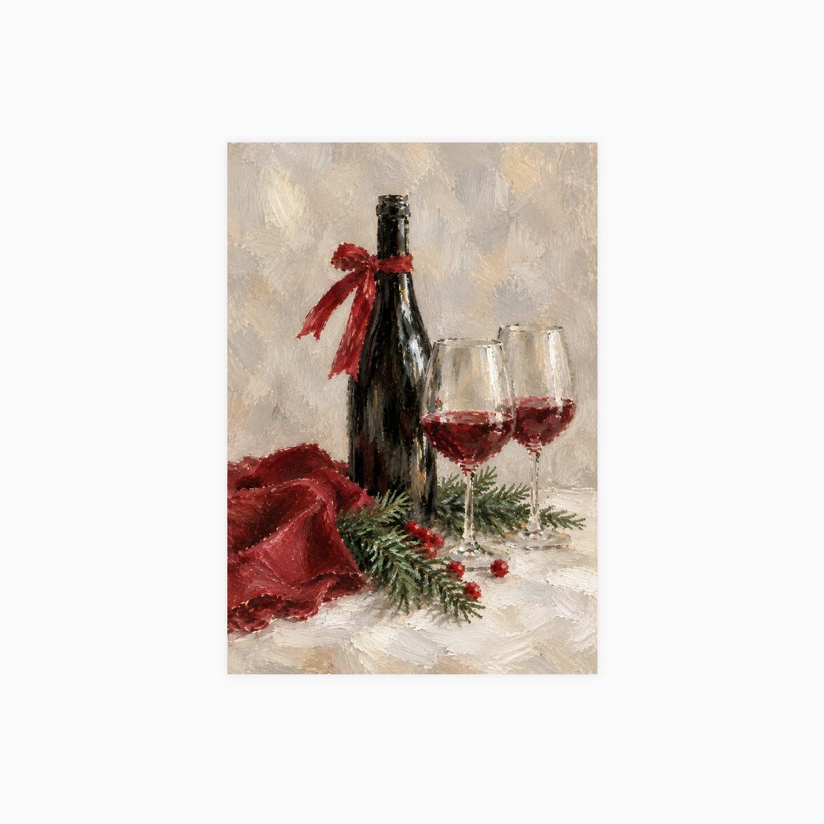 Festive Wine Poster