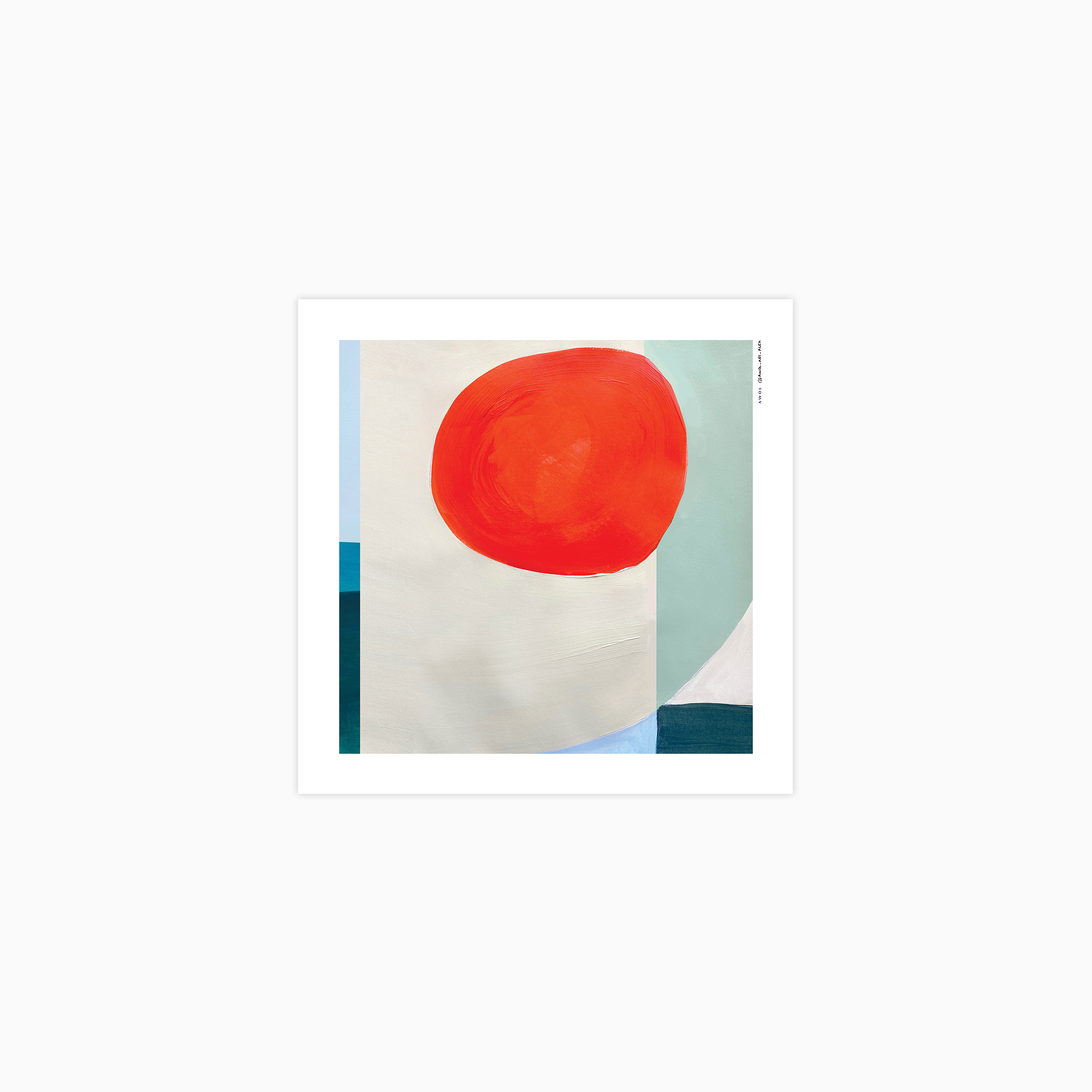 Abstract Sunrise Poster