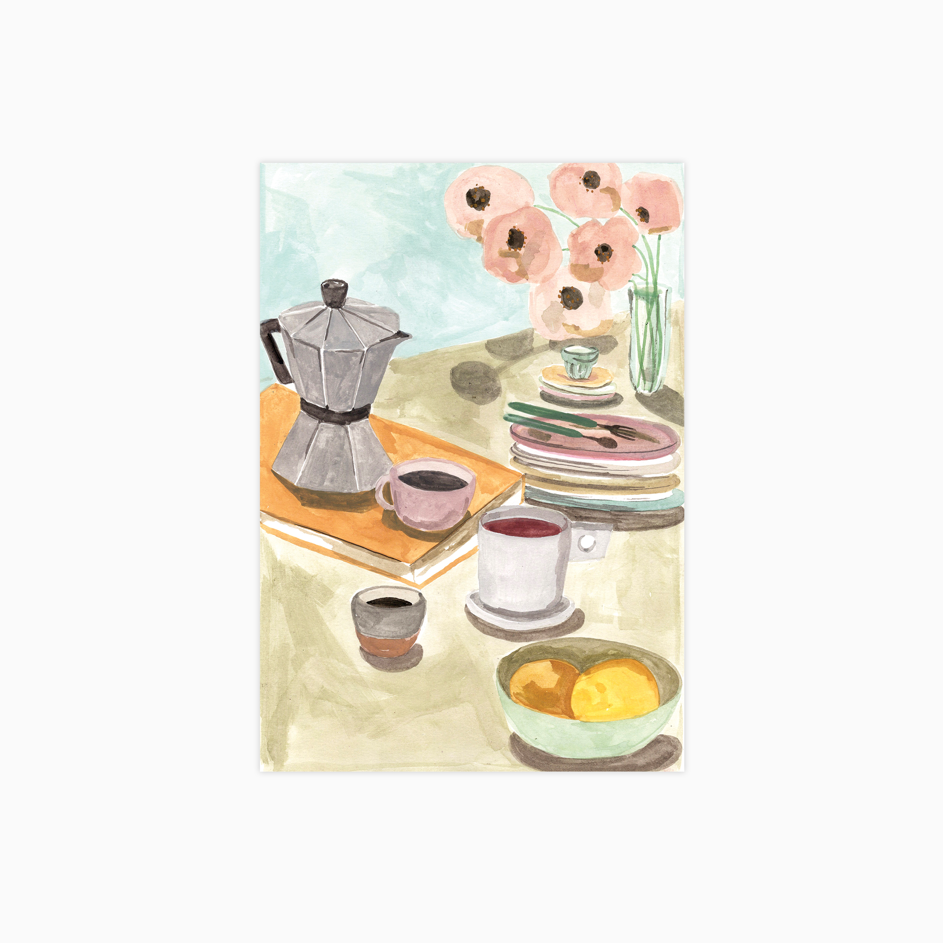 Breakfast Table Plakat