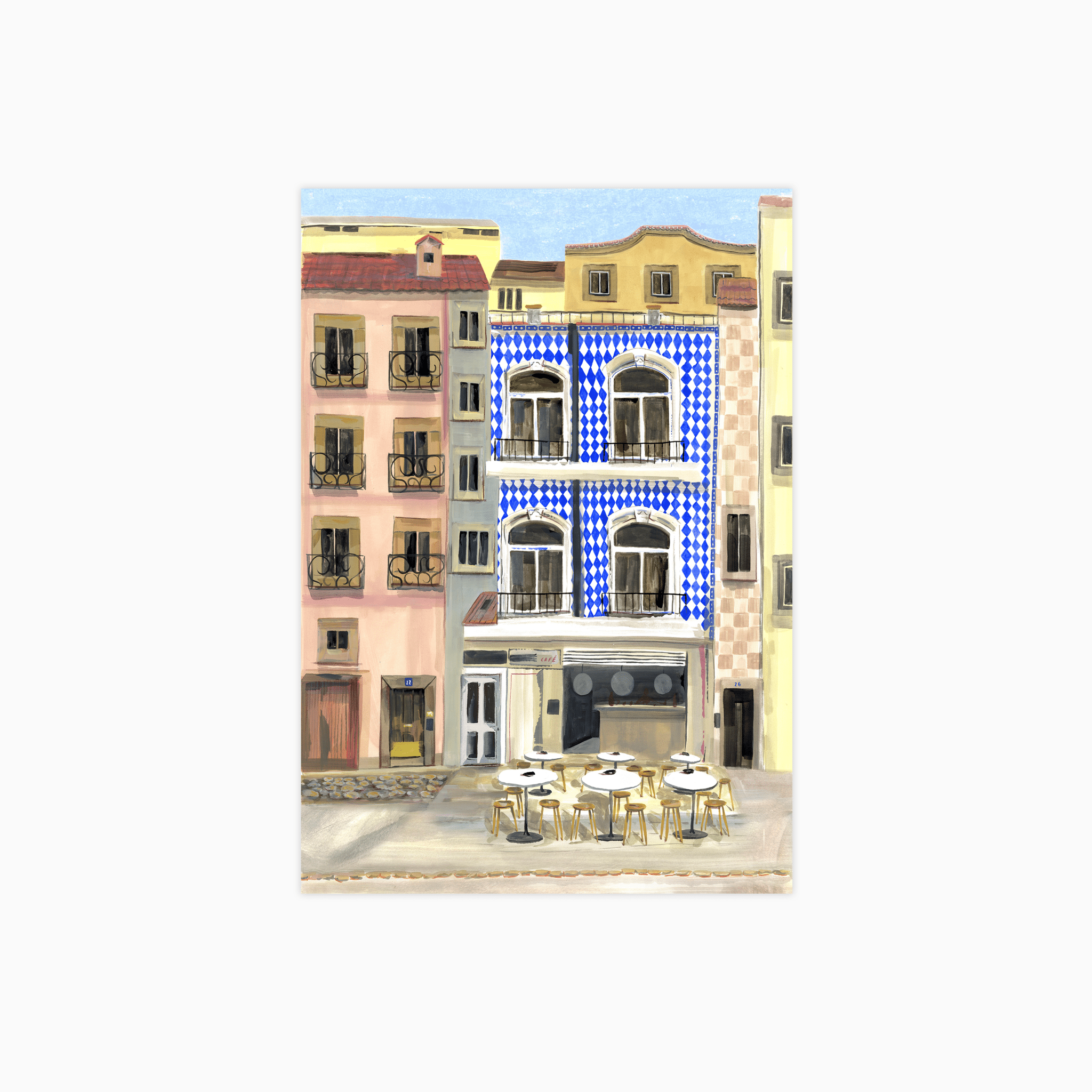 Lisbon Street Poster