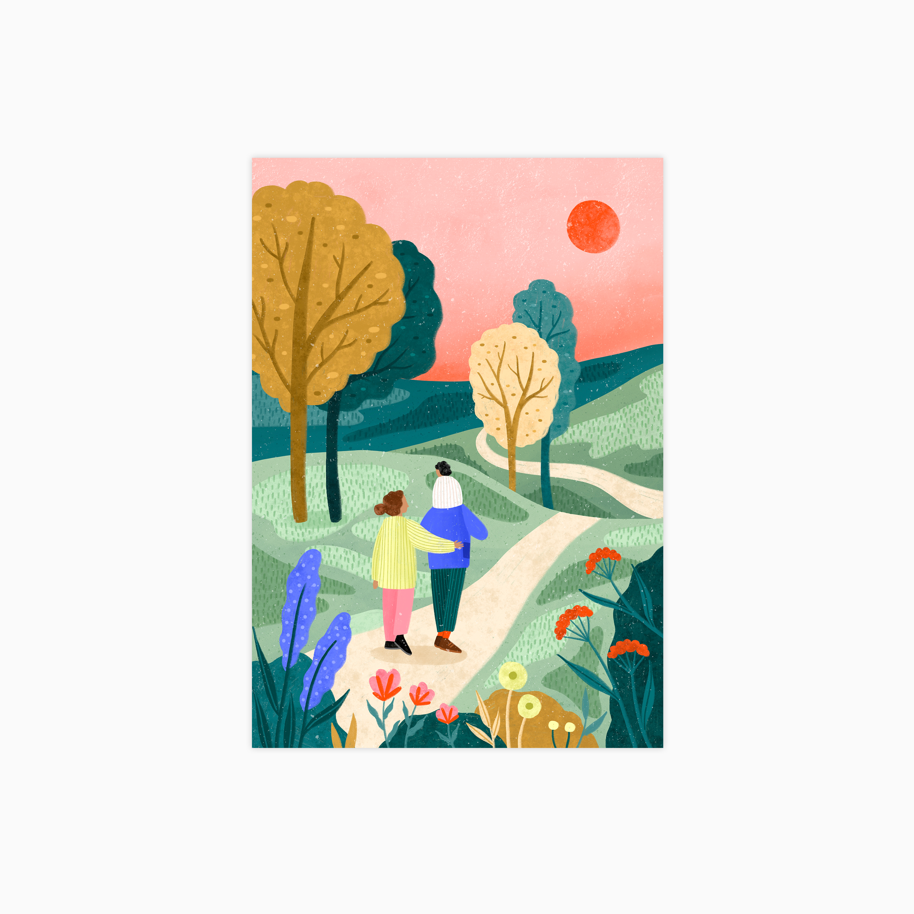 Family Park Walk Plakat