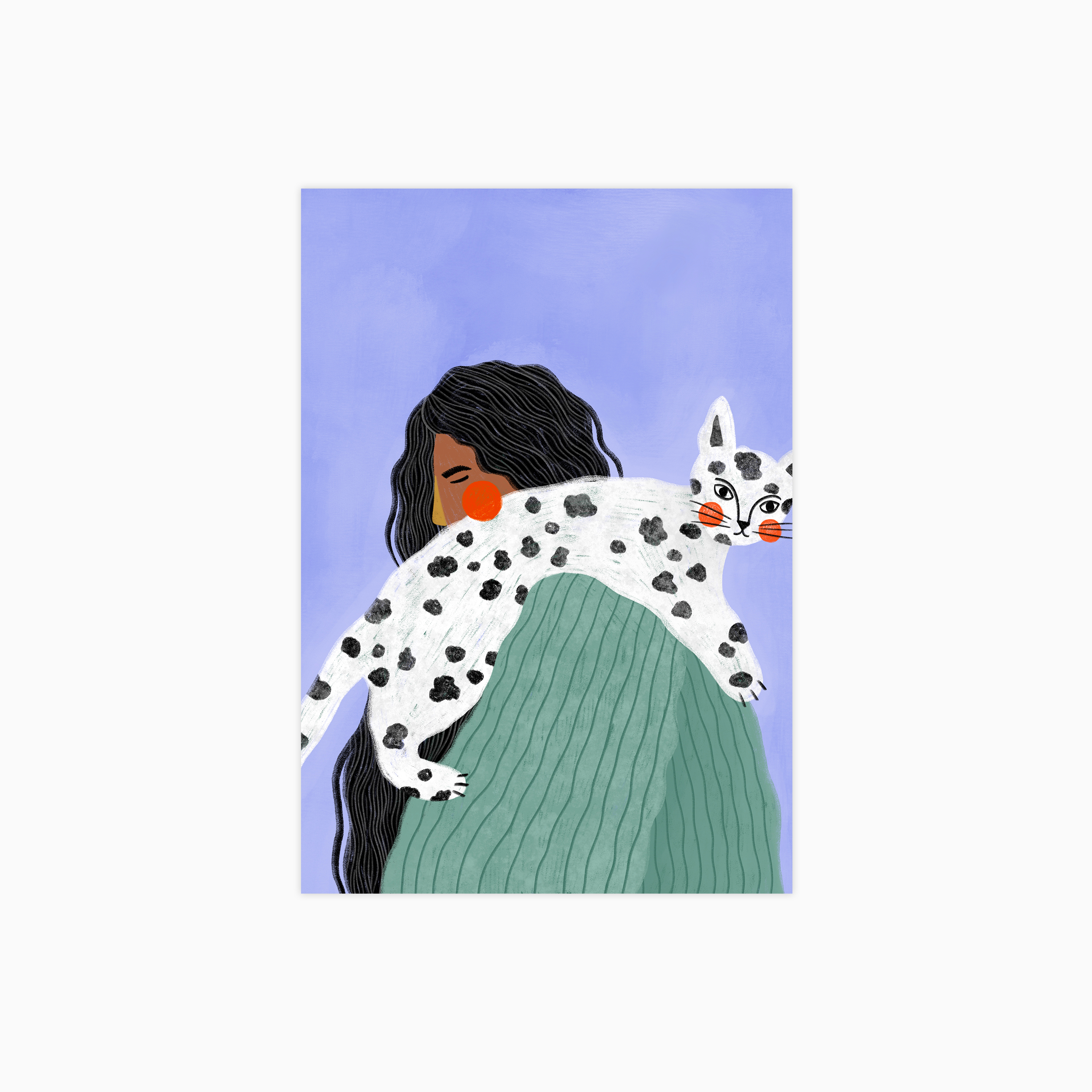 The Woman with the Cat Plakat