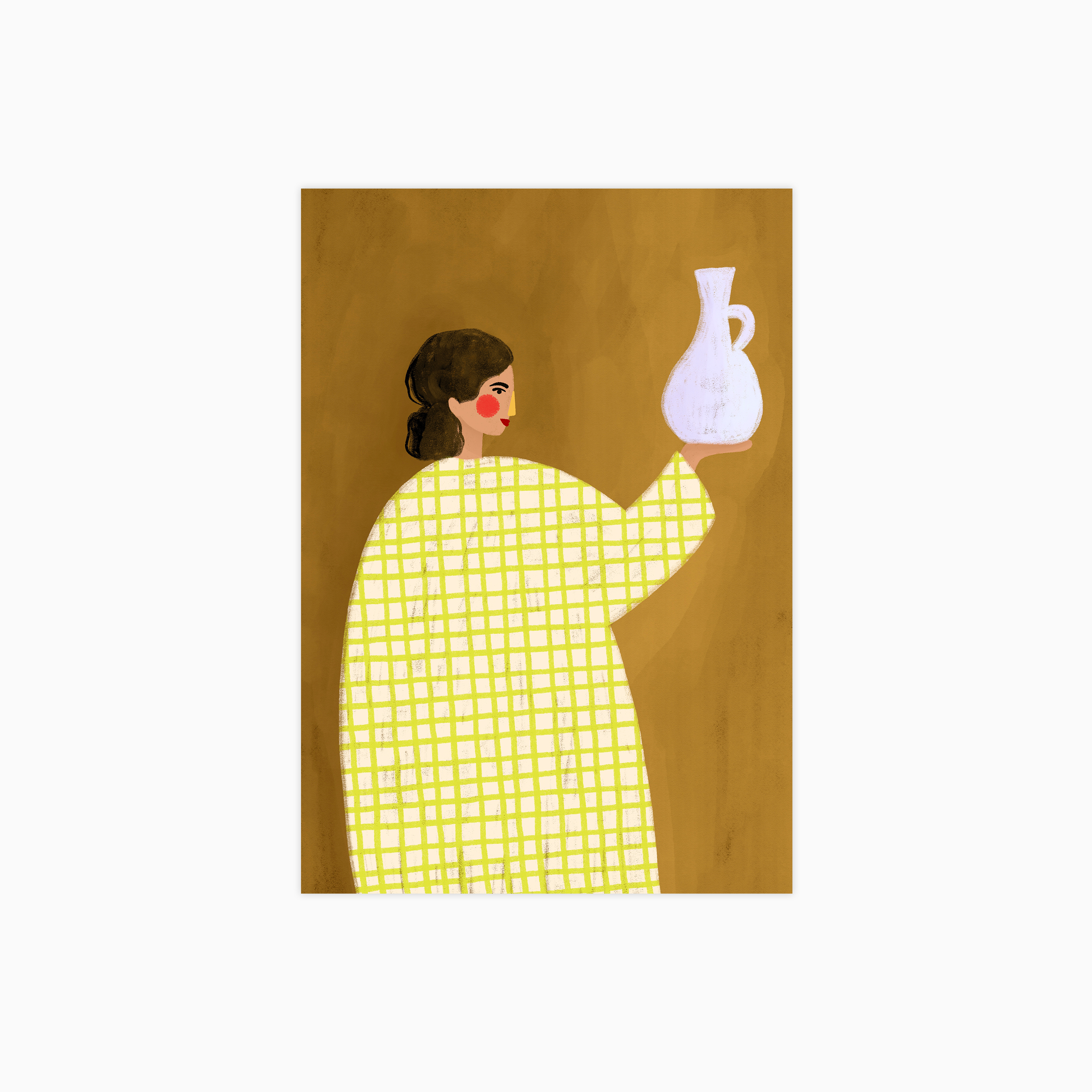 The Woman with the Vase Plakat