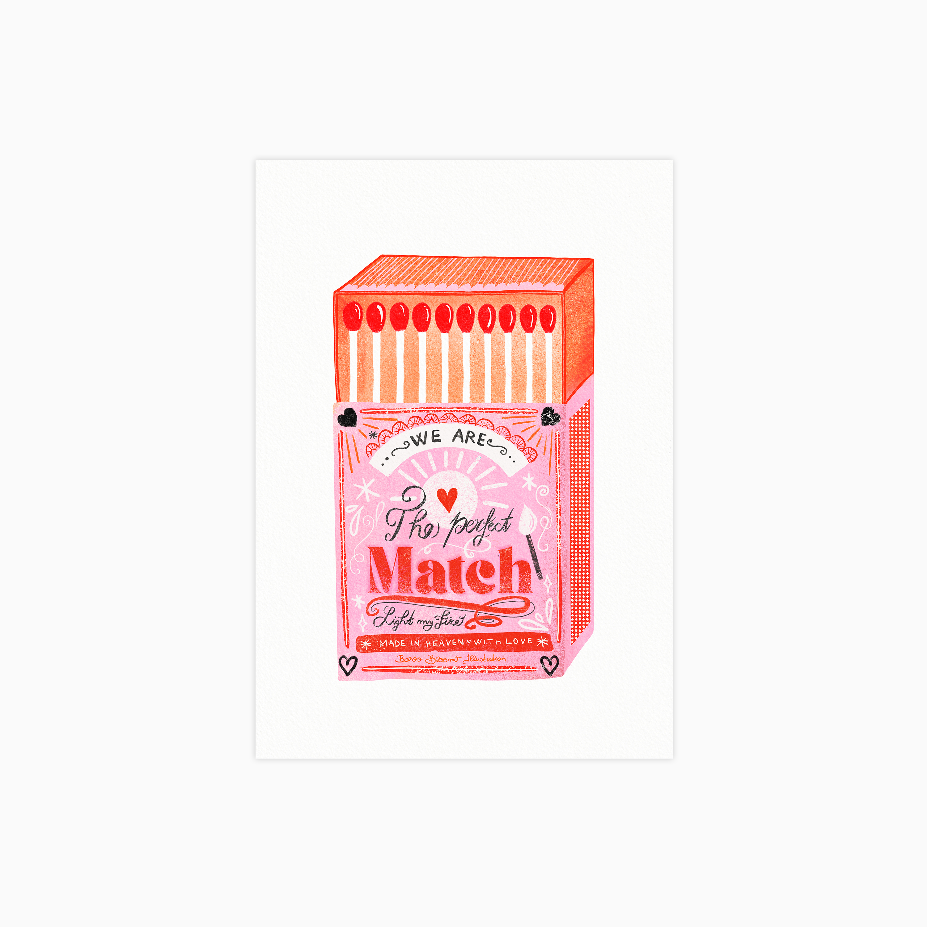 Match Box - The Perfect Match Plakat