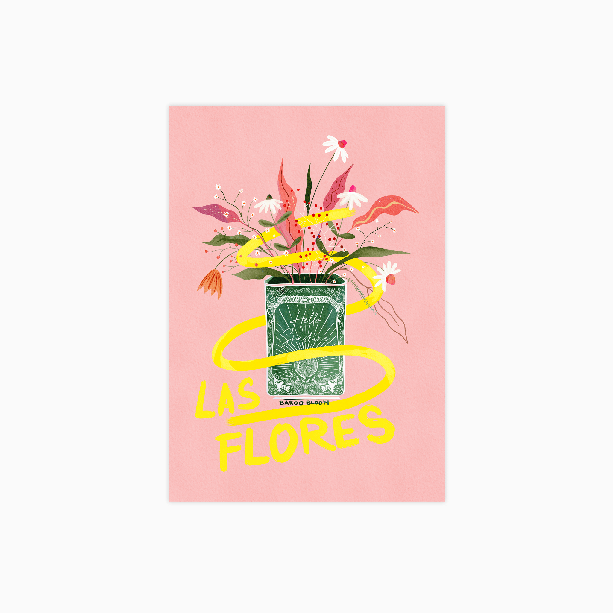 Las Flores Poster