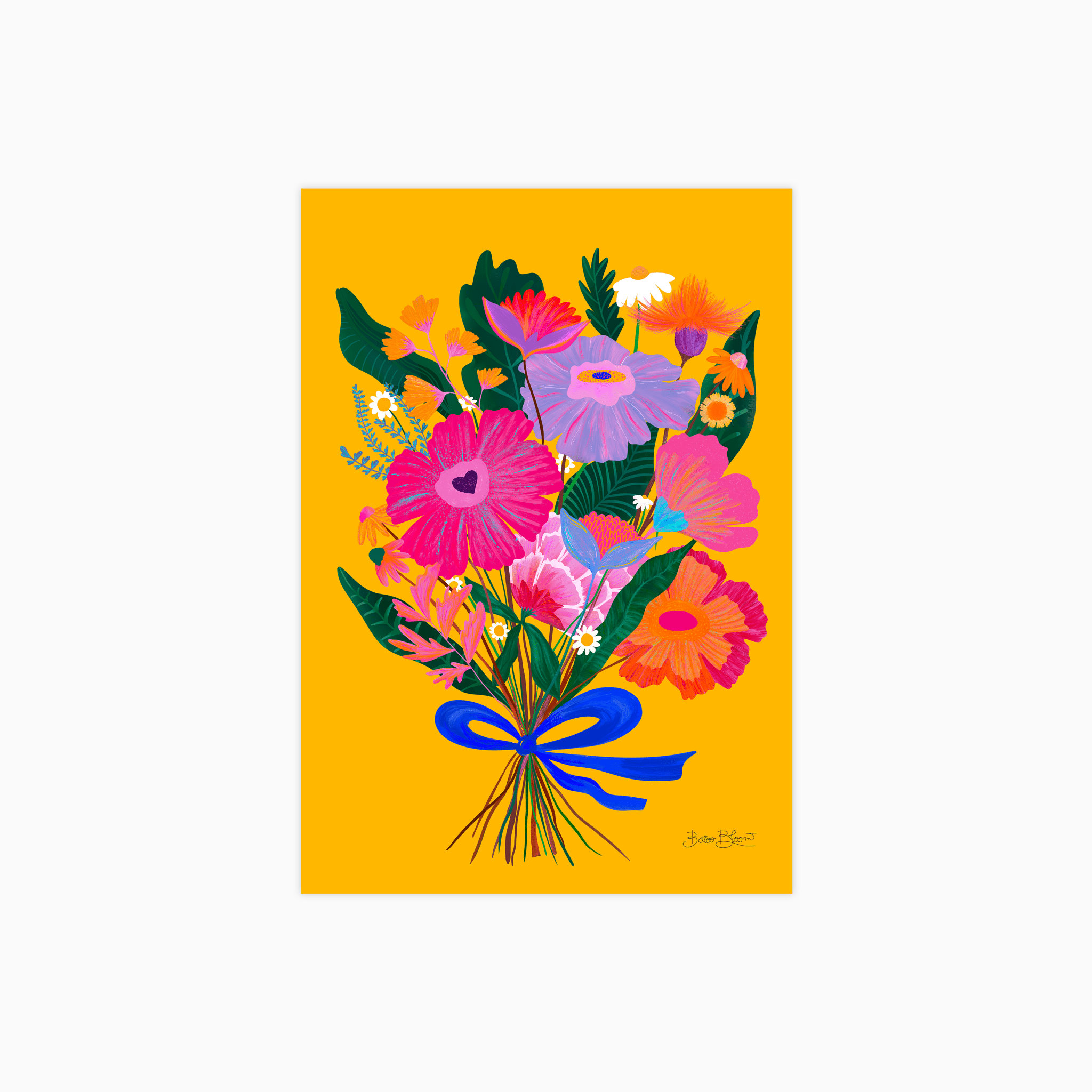 Eclectic Flowers Poster