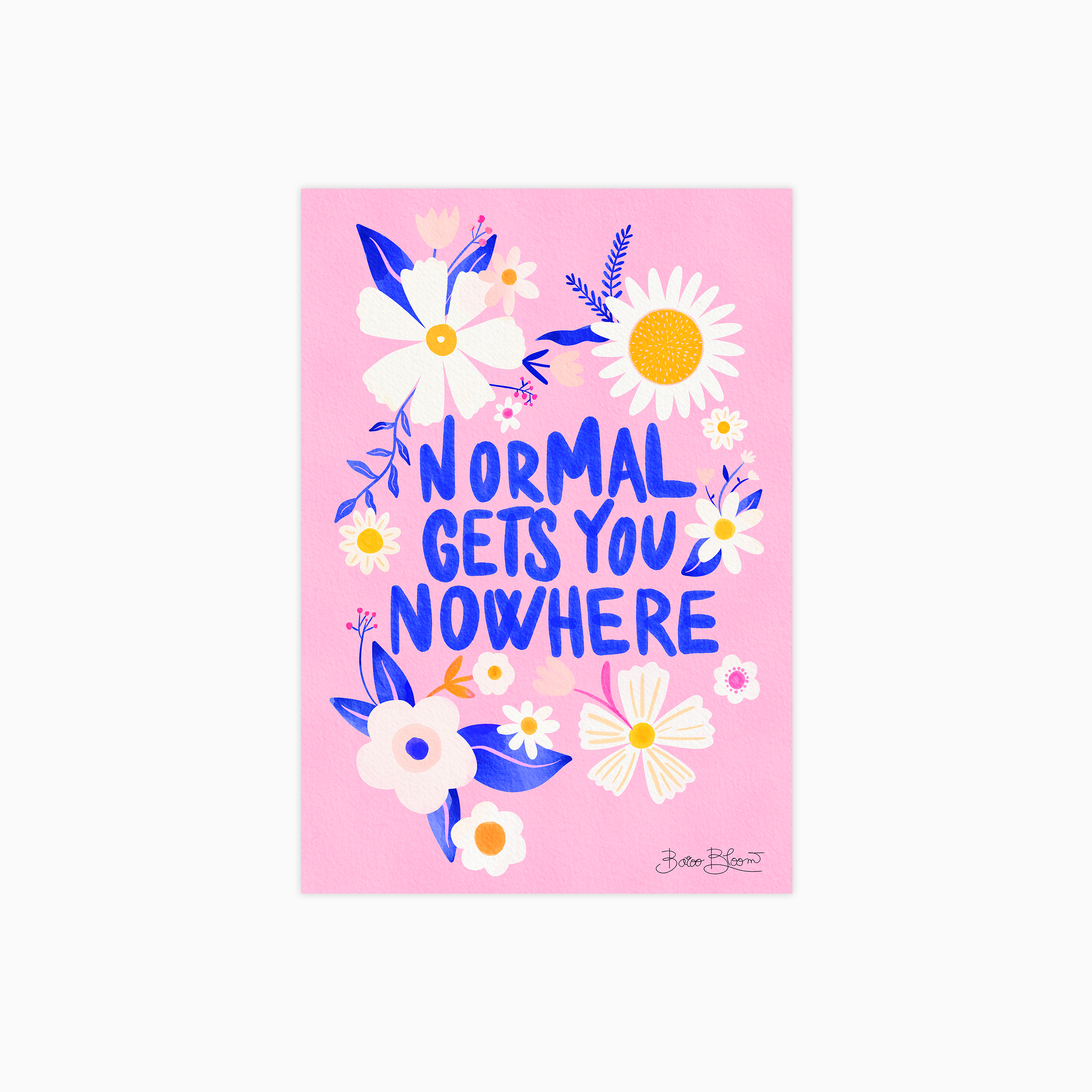 Eclectic Flowers Plakat