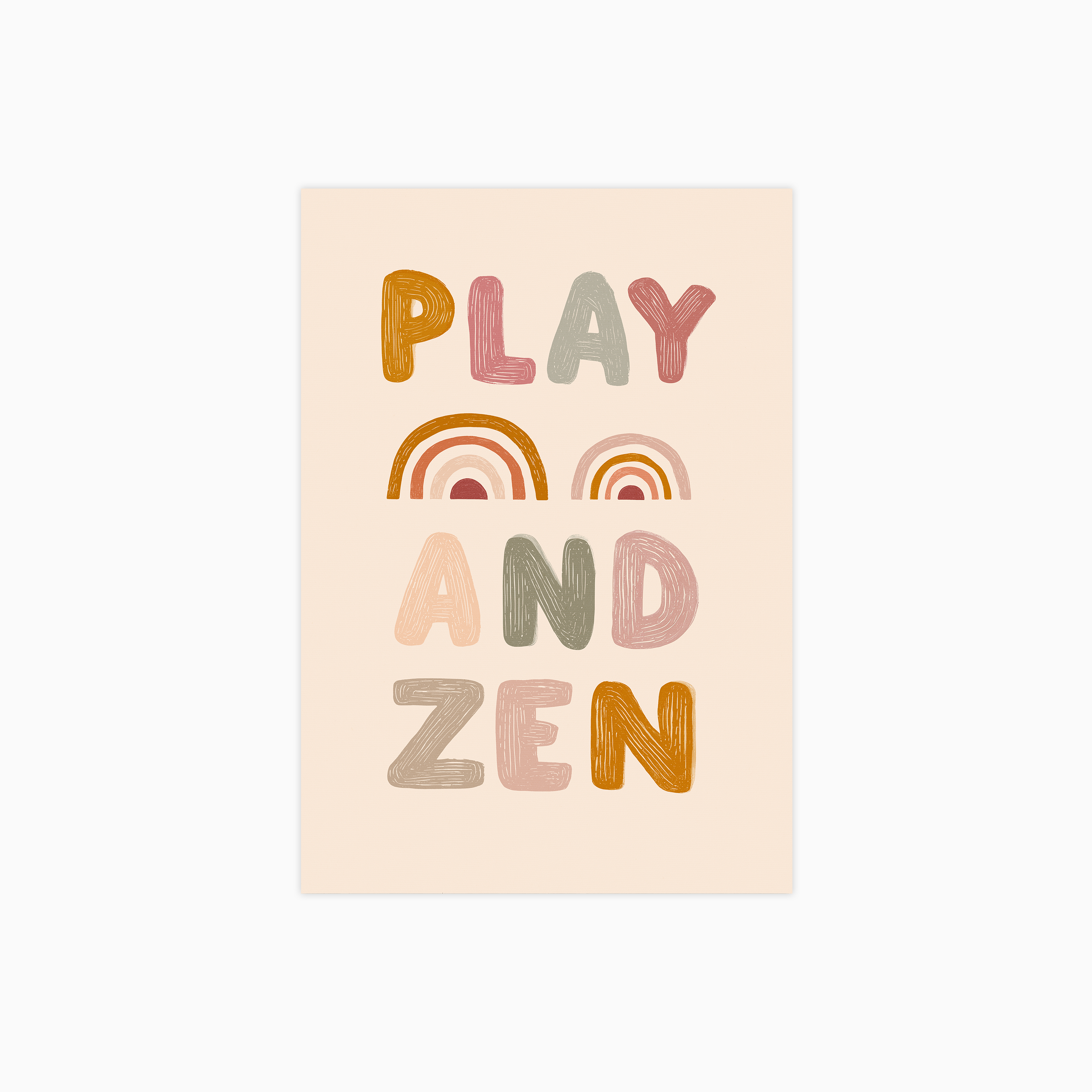 Play And Zen No 01 Poster