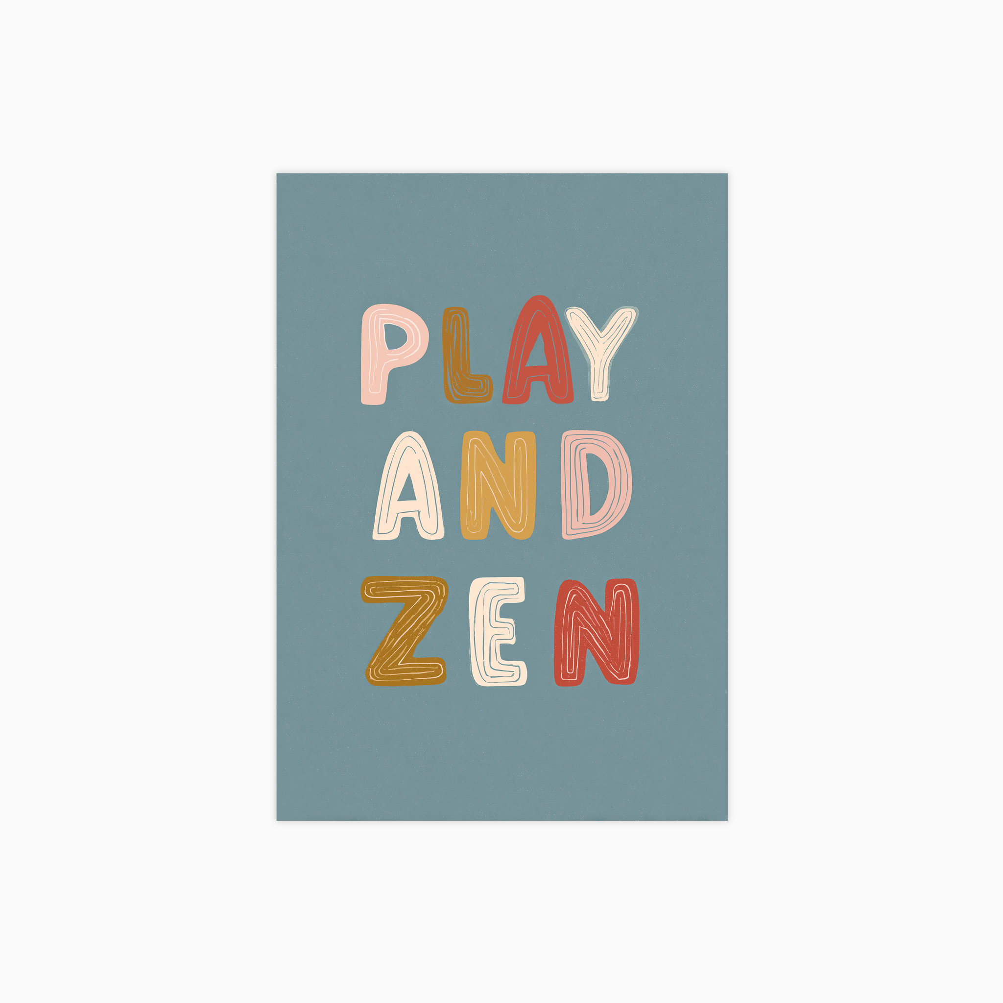 Play And Zen No 02 Poster