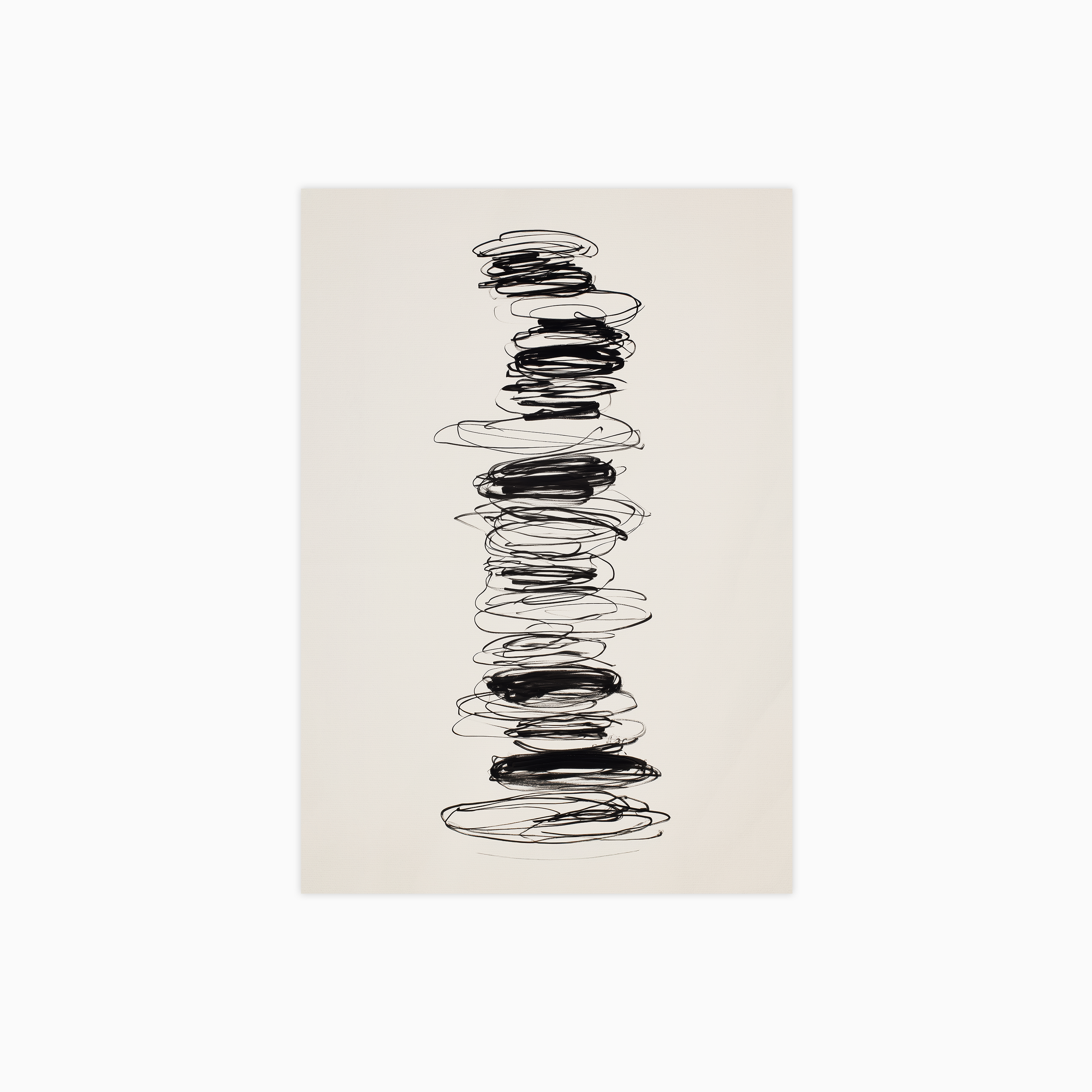 Black Swirl Poster
