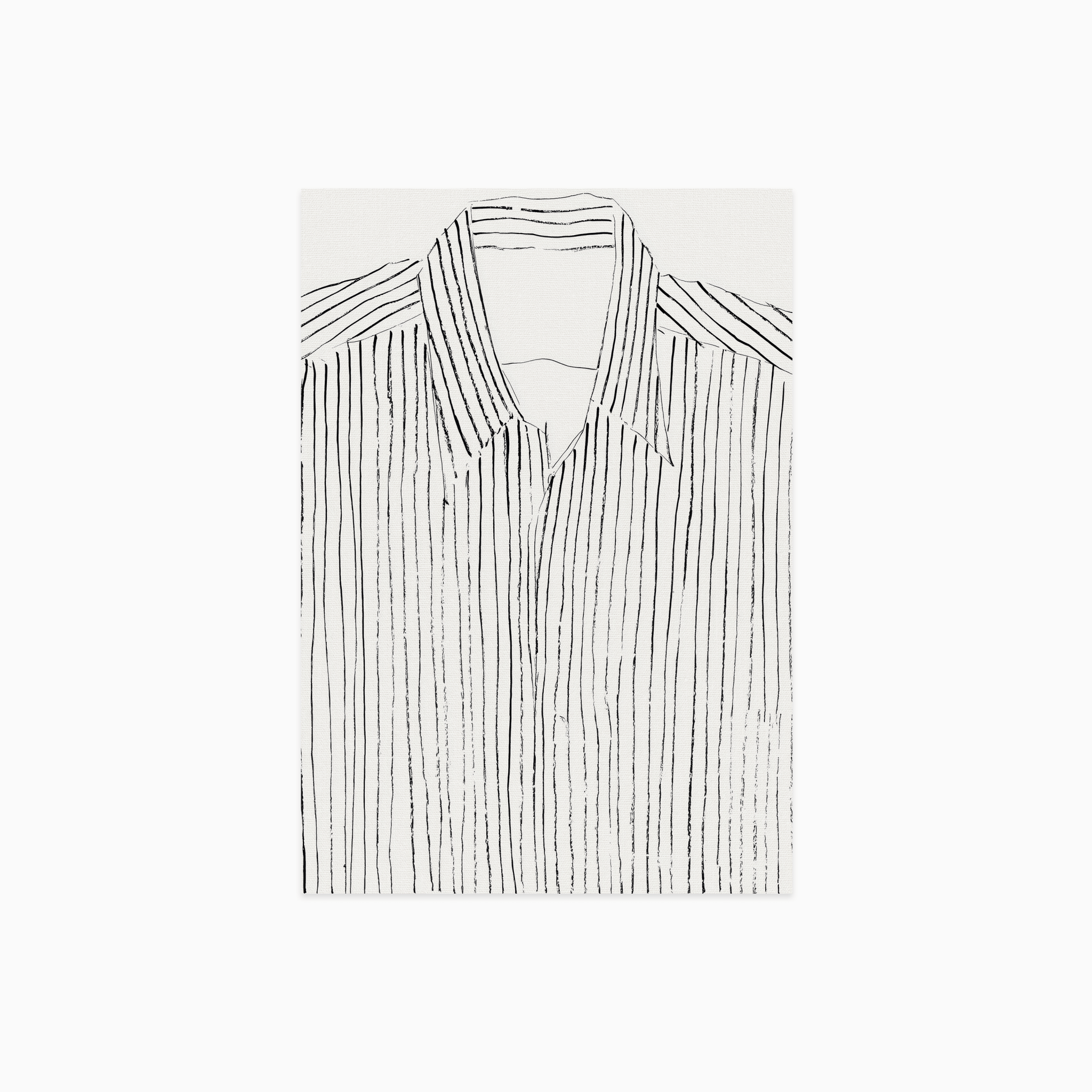 Striped Shirt Poster