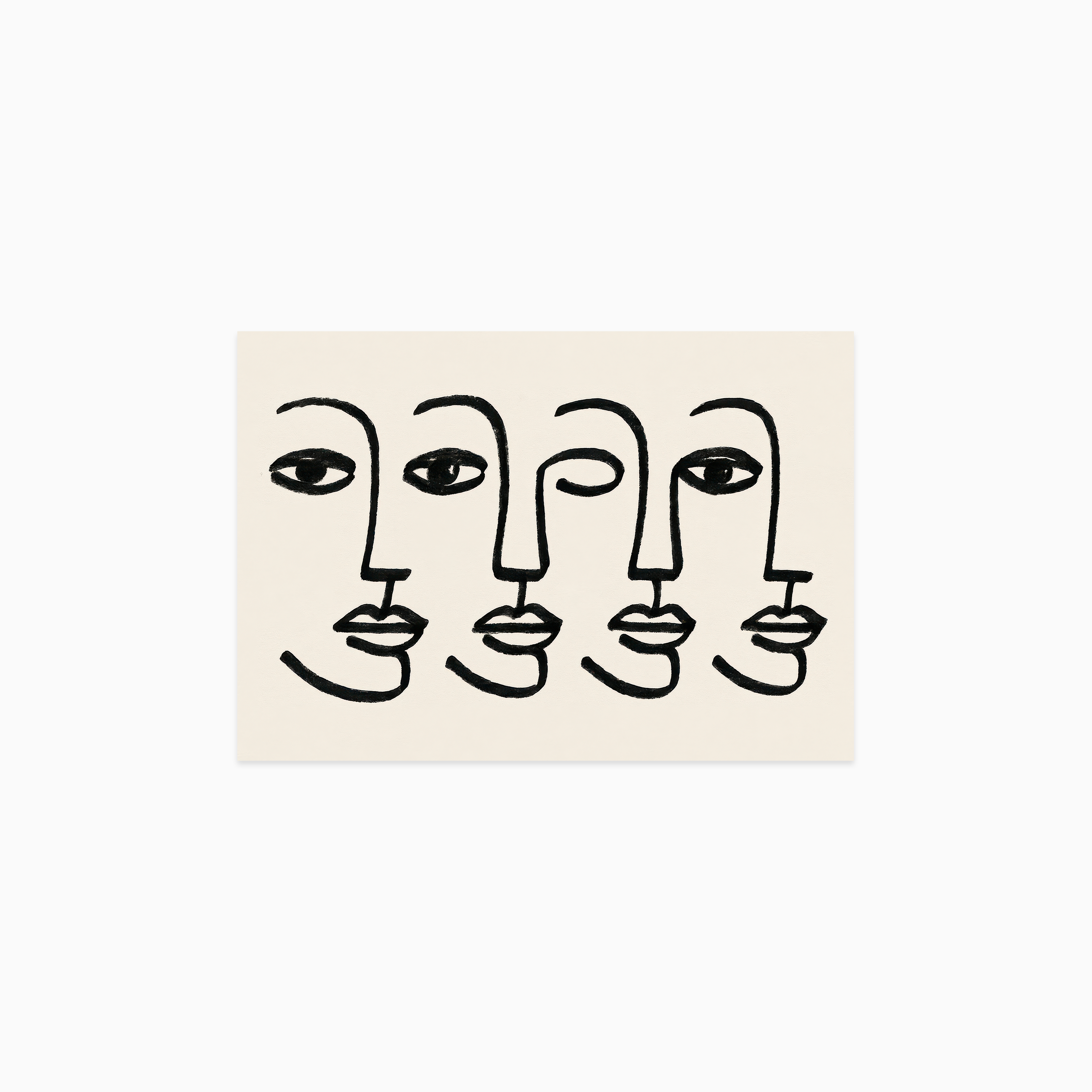 Echo Faces Poster