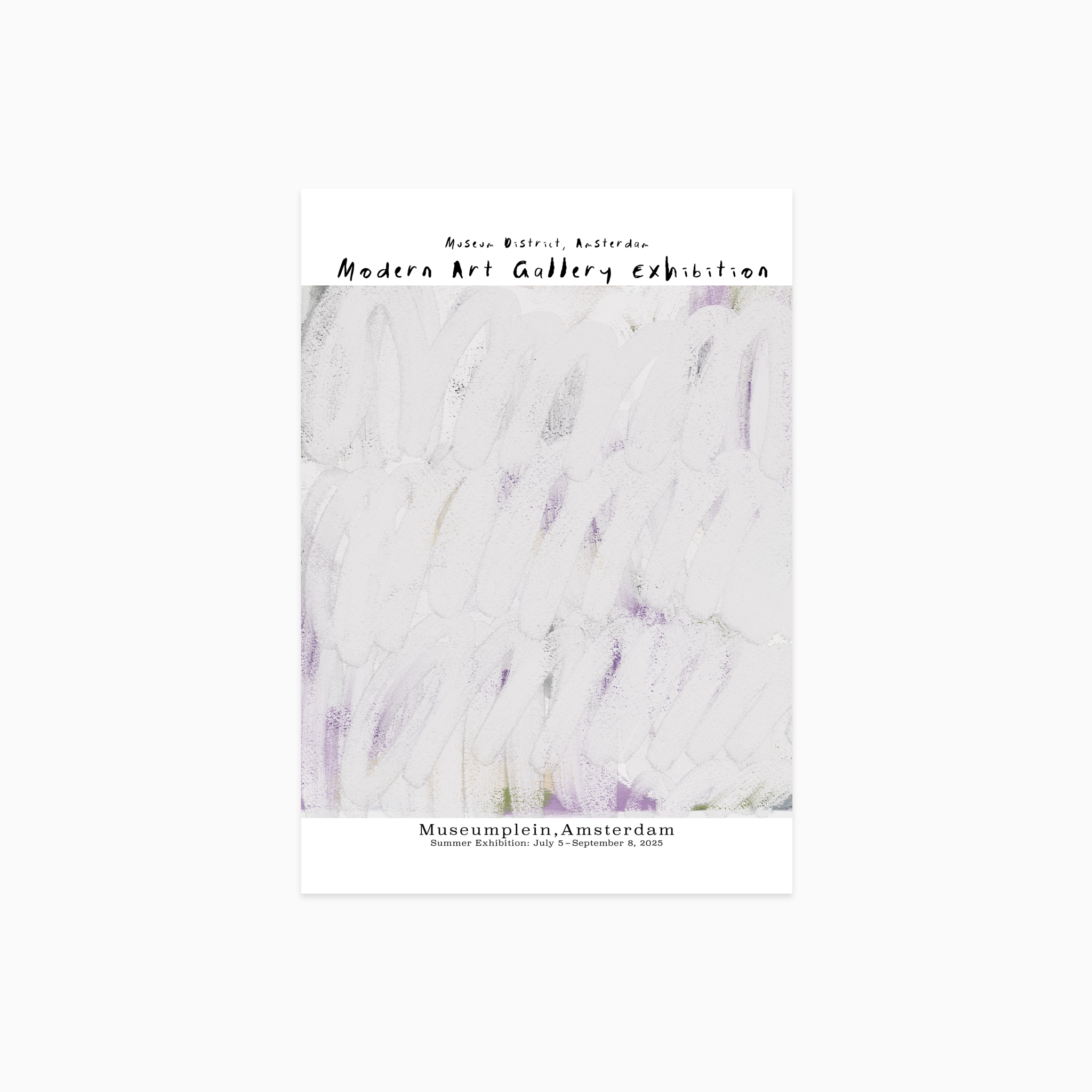 Modern Art Gallery Amsterdam No 02 Plakat