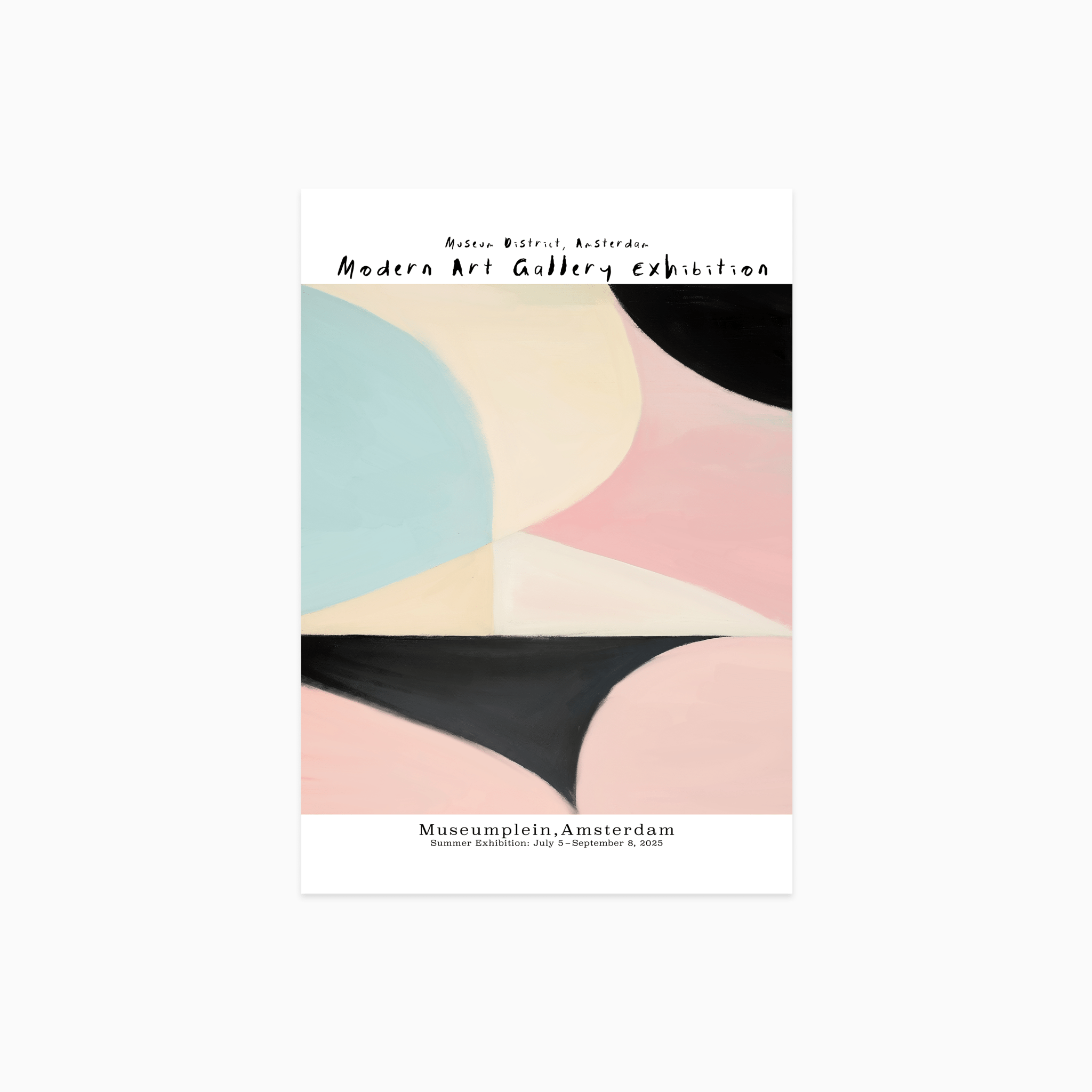 Modern Art Gallery Amsterdam No 03 Plakat