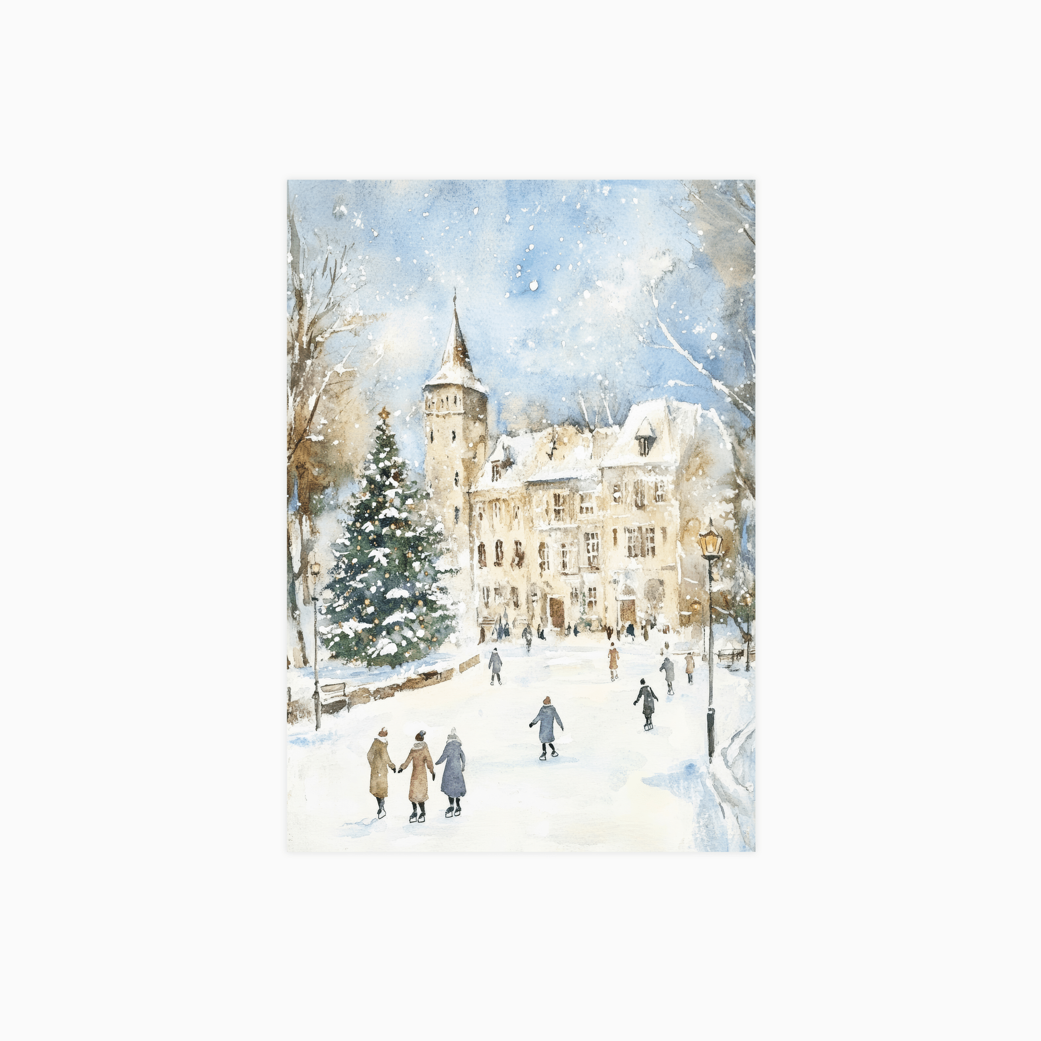 Ice Skates Fun Plakat