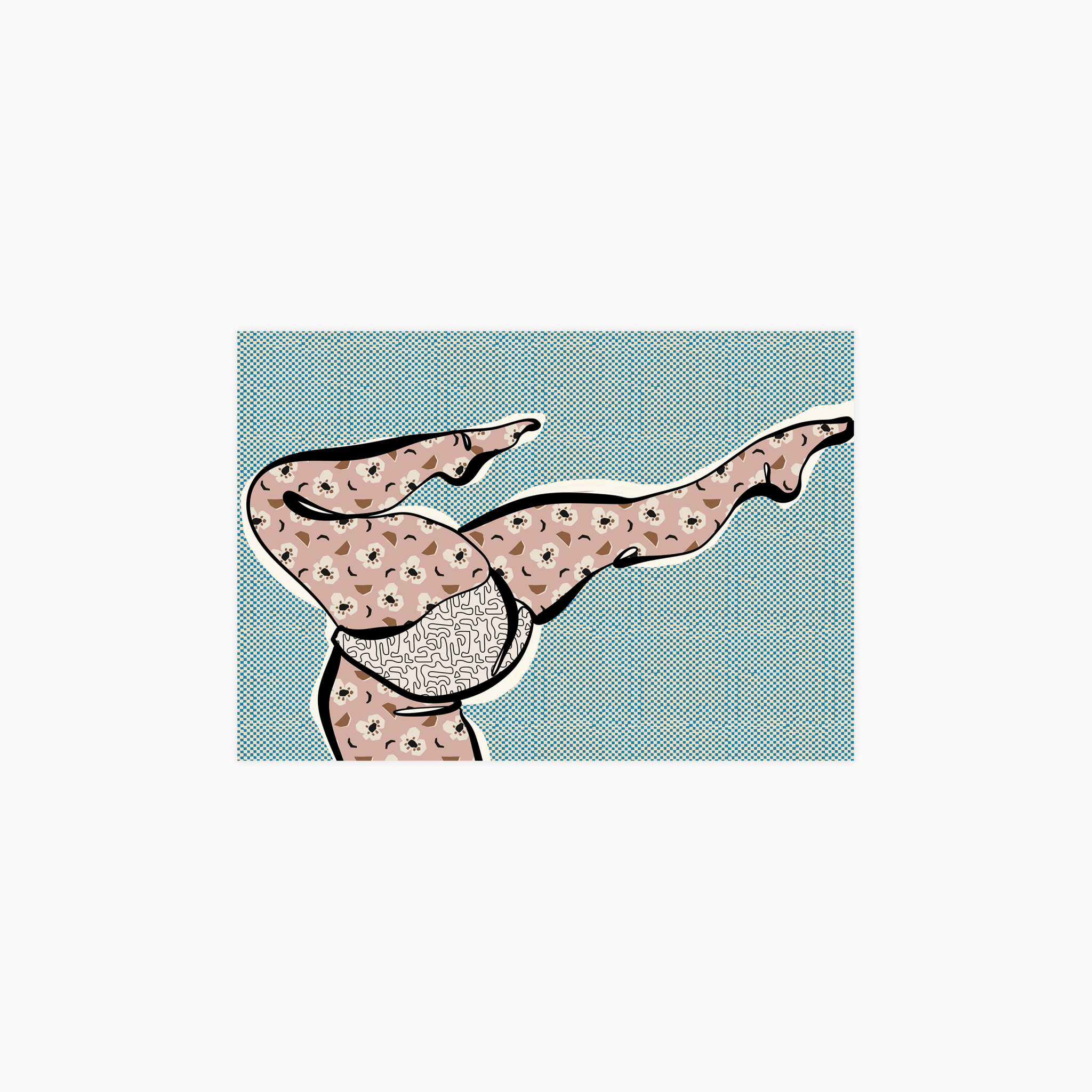 Pure Curve No 03 Poster