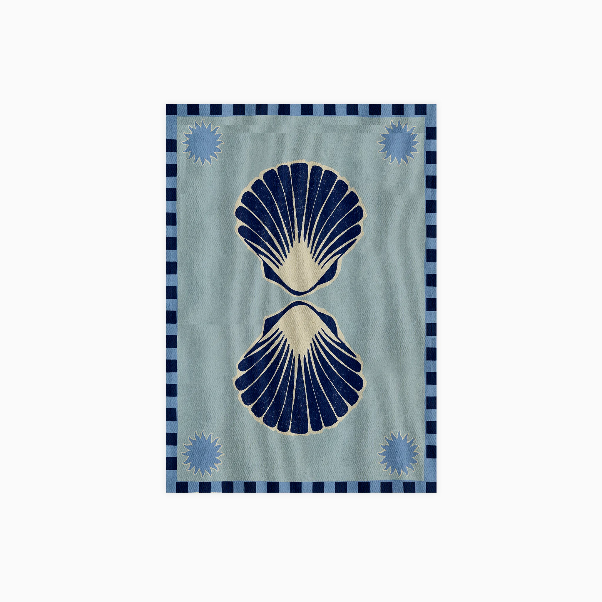 Lush Duo 3 Blue Seashell Plakat