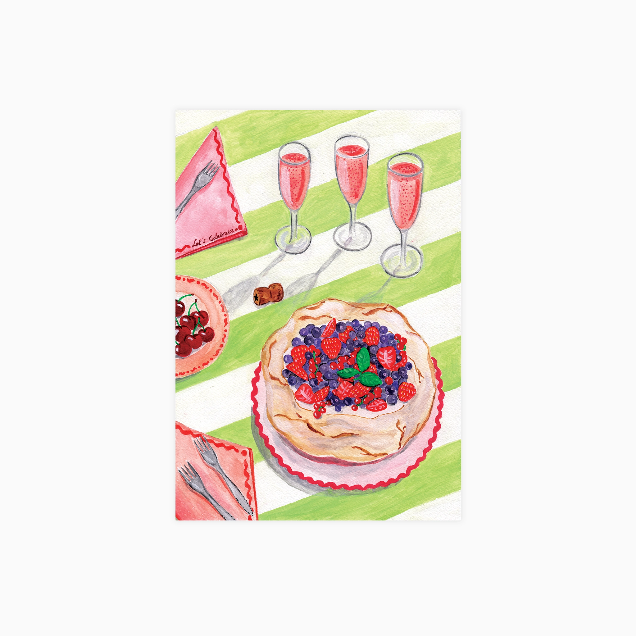 A Table in Australia Plakat